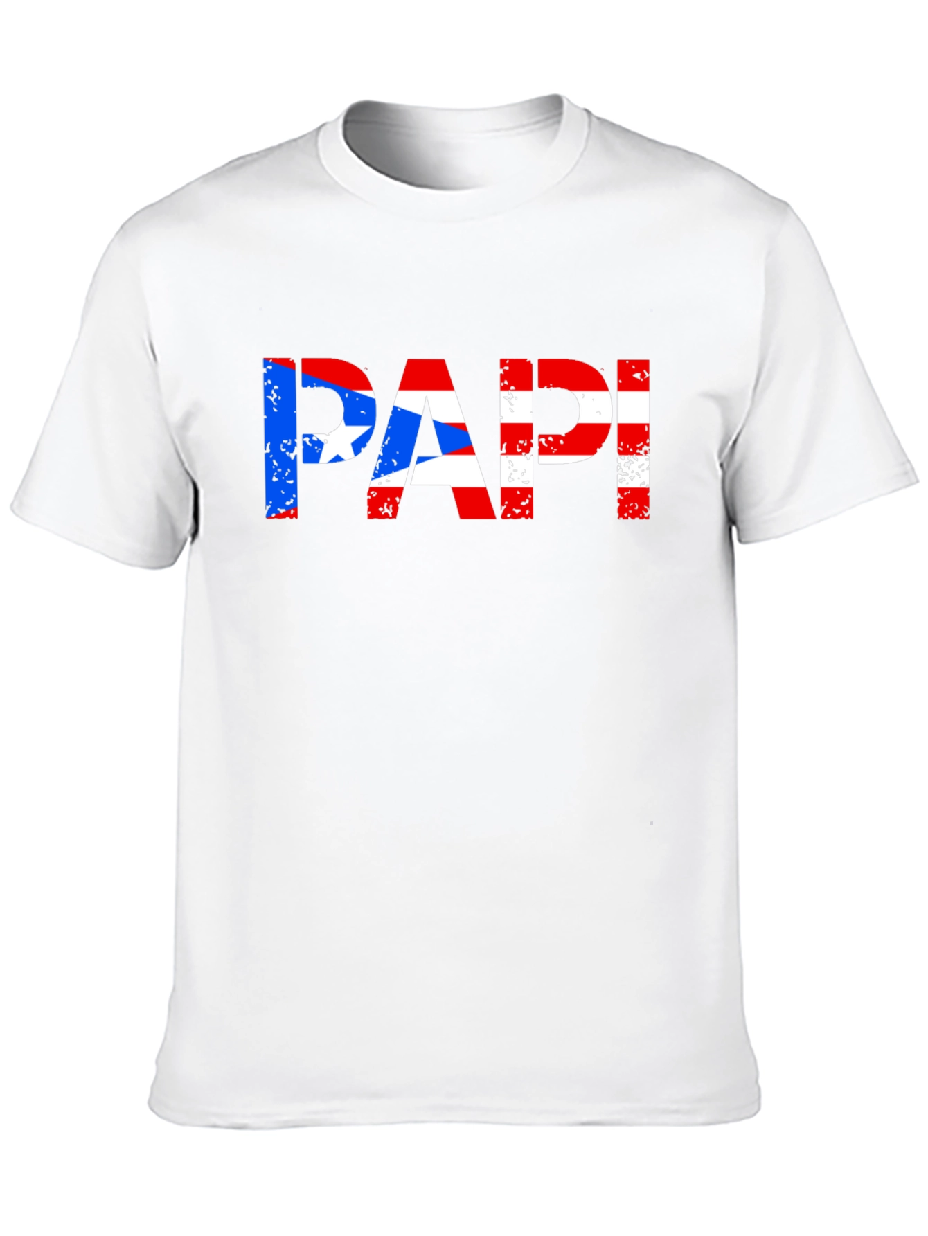 Puerto Rican Flag PAPI T-Shirt - Black