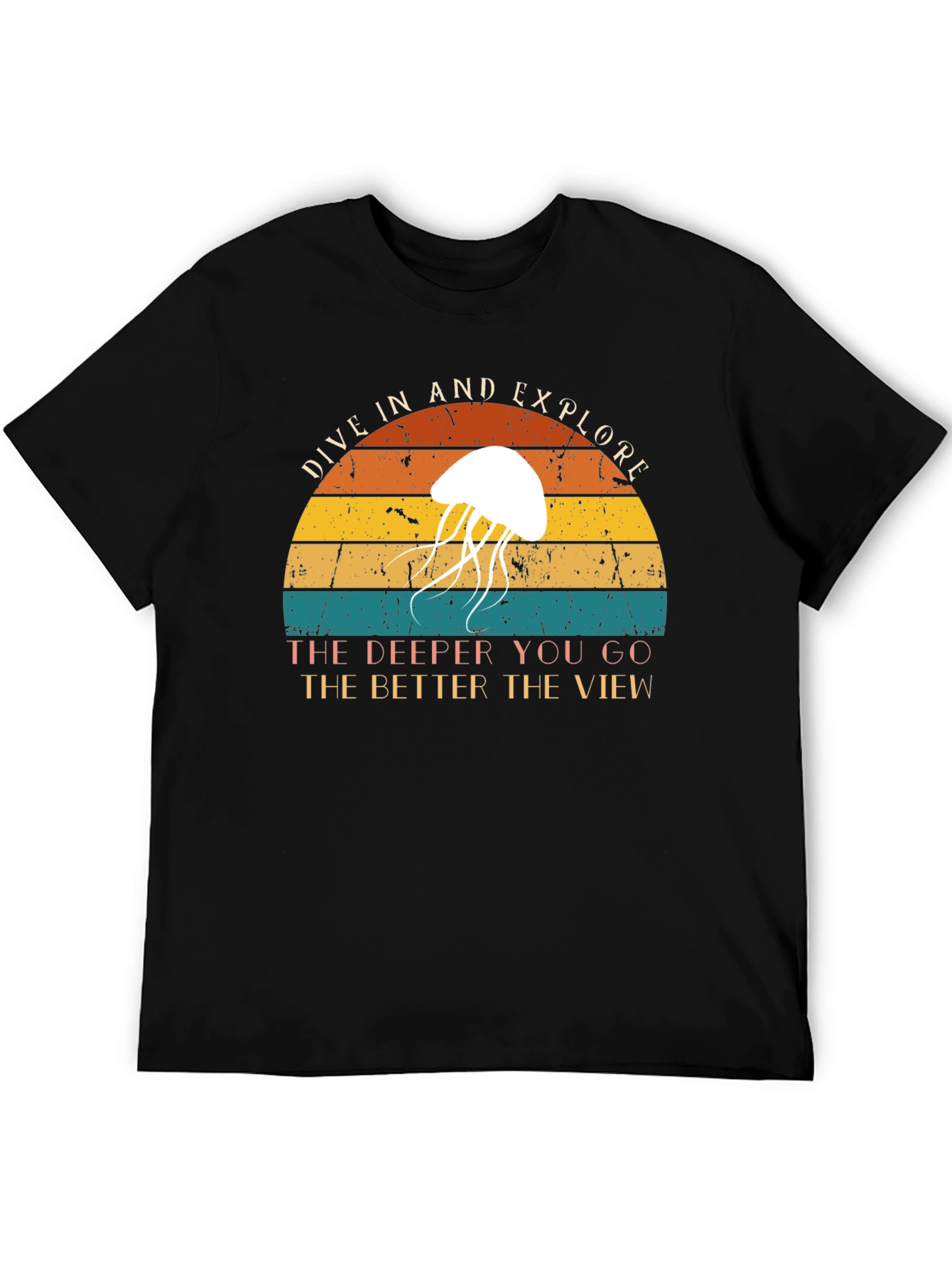Dive In & Explore Jellyfish Graphic Tee
