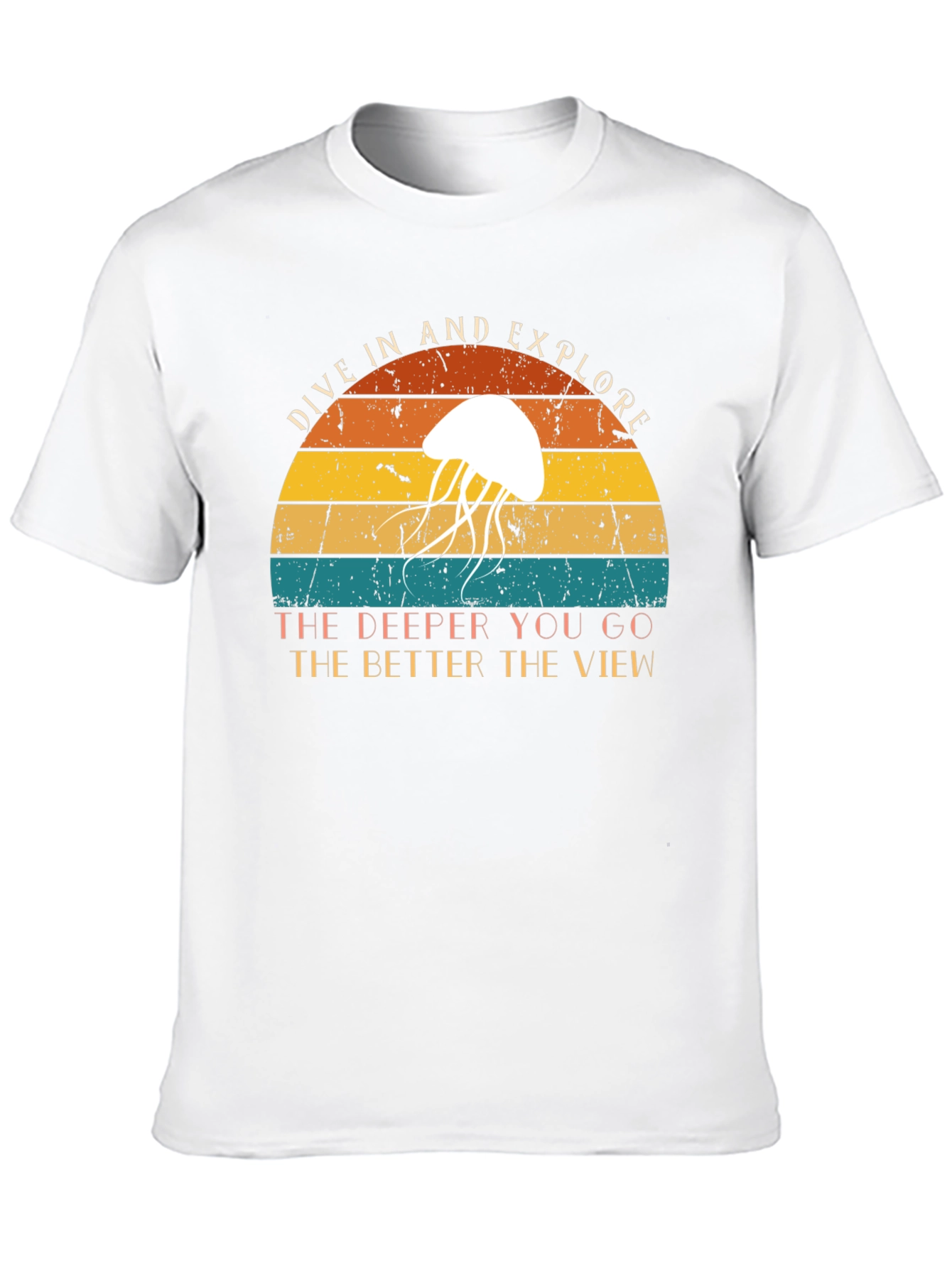 Dive In & Explore Jellyfish Graphic Tee