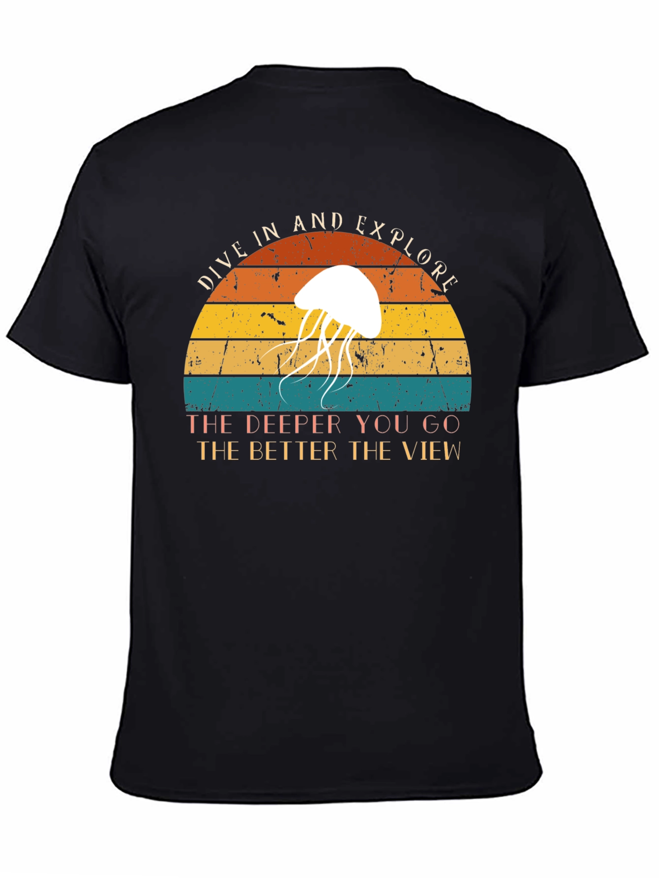 Dive In & Explore Jellyfish Graphic Tee