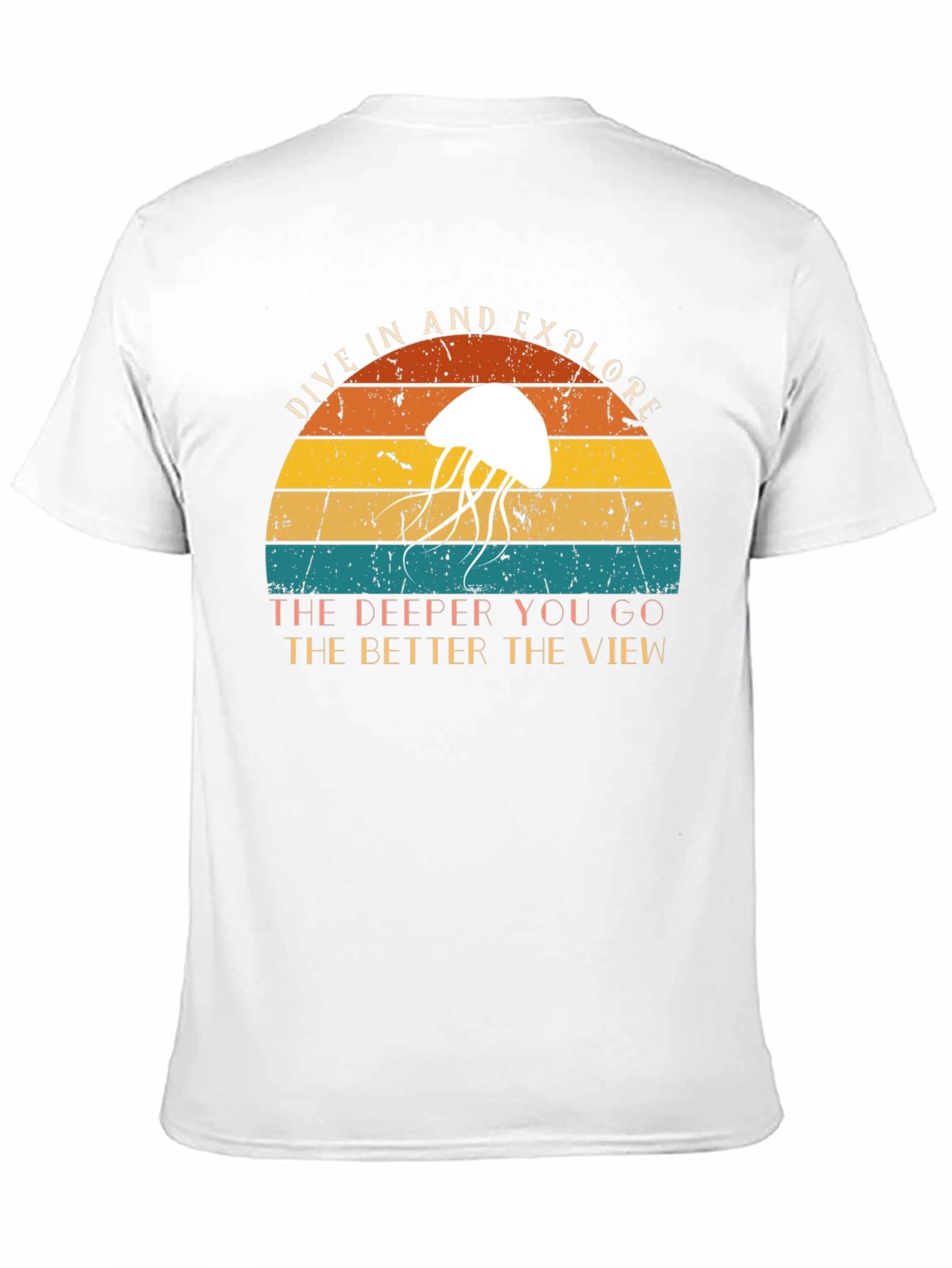 Dive In & Explore Jellyfish Graphic Tee