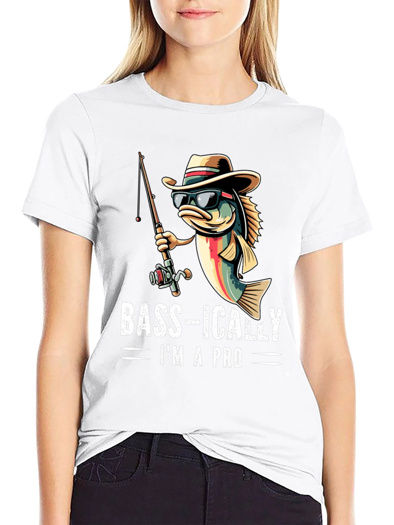 Bass-ically Im A Pro Fishing T-Shirt