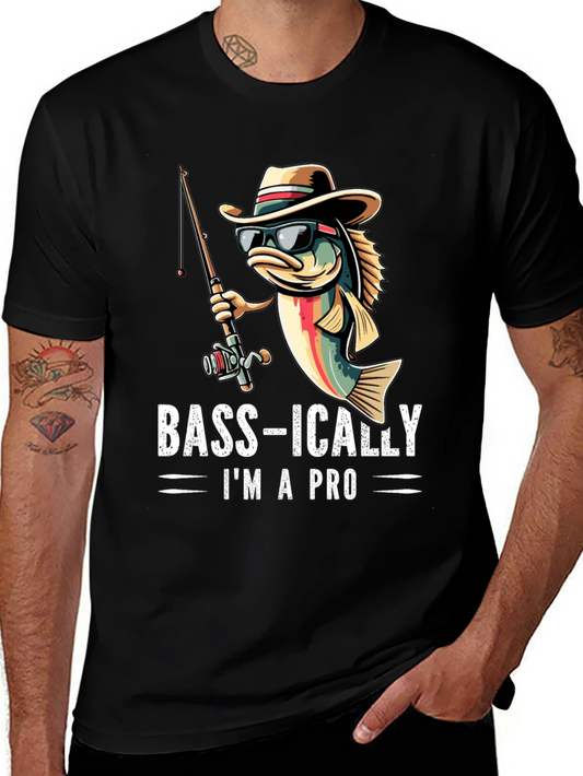 Bass-ically Im A Pro Fishing T-Shirt