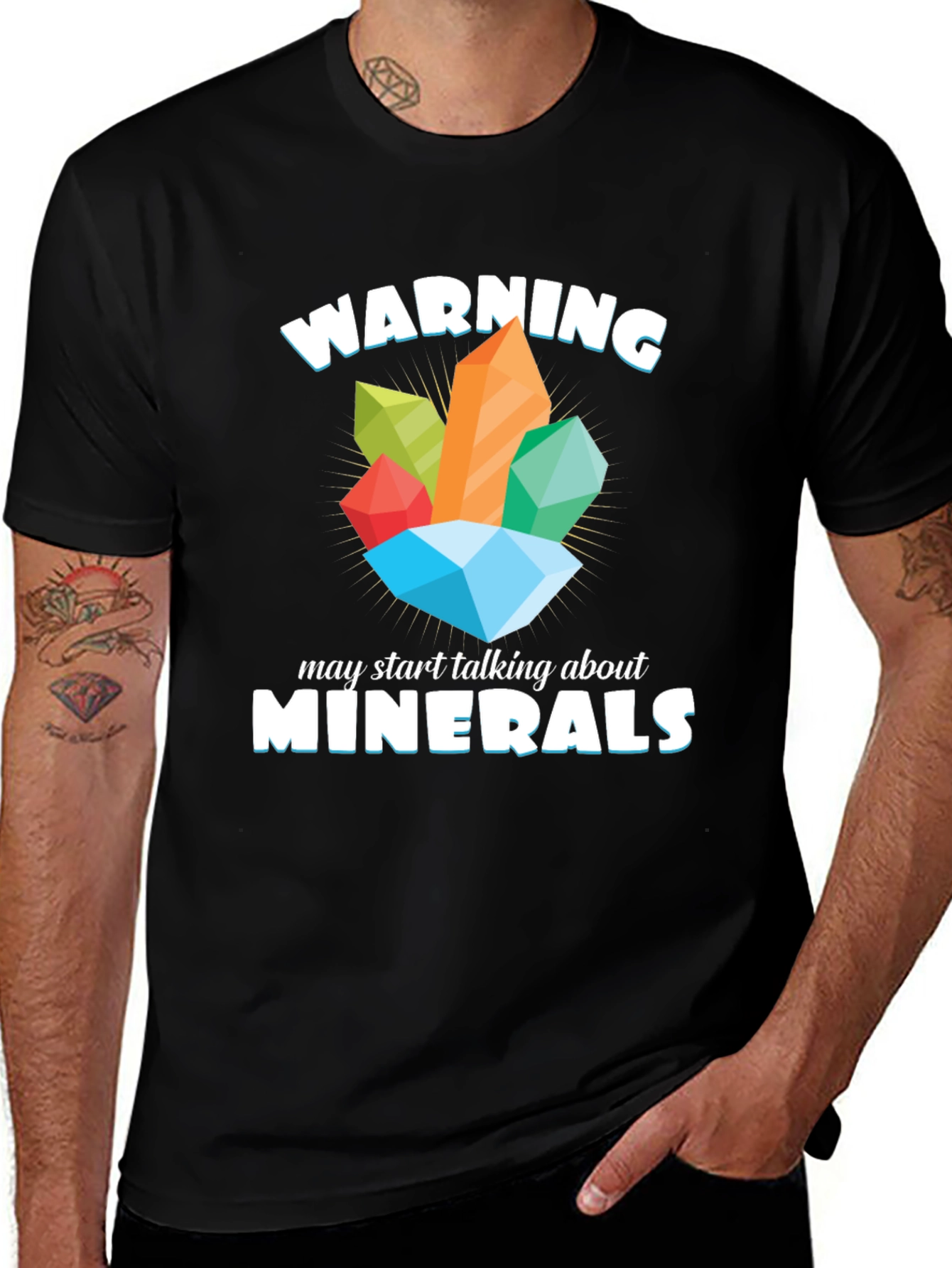 Warning May Talk About Minerals T-Shirt