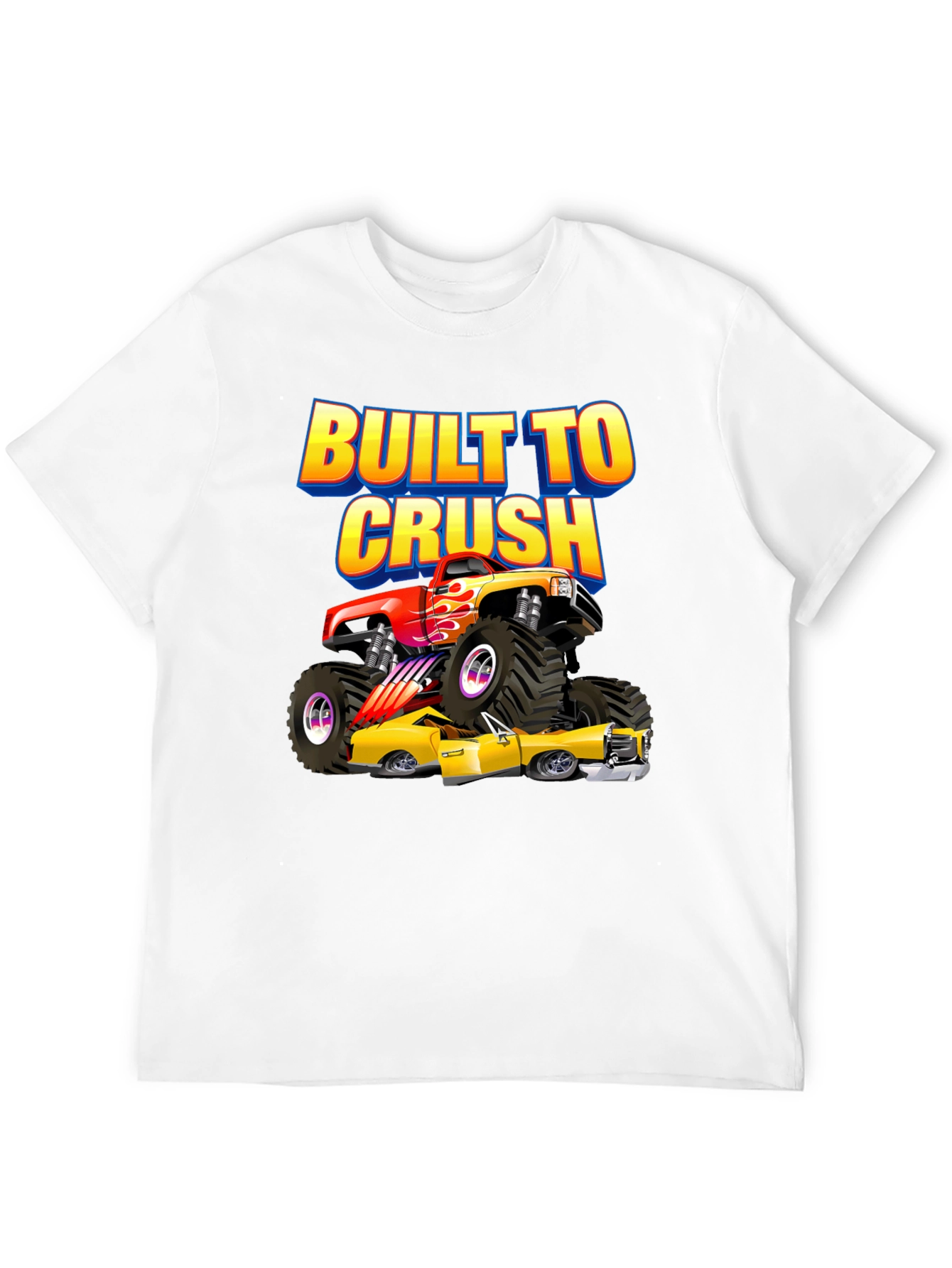 Built to Crush Monster Truck Graphic Tee