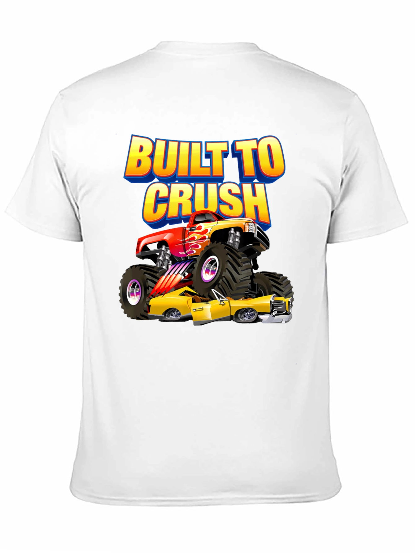 Built to Crush Monster Truck Graphic Tee