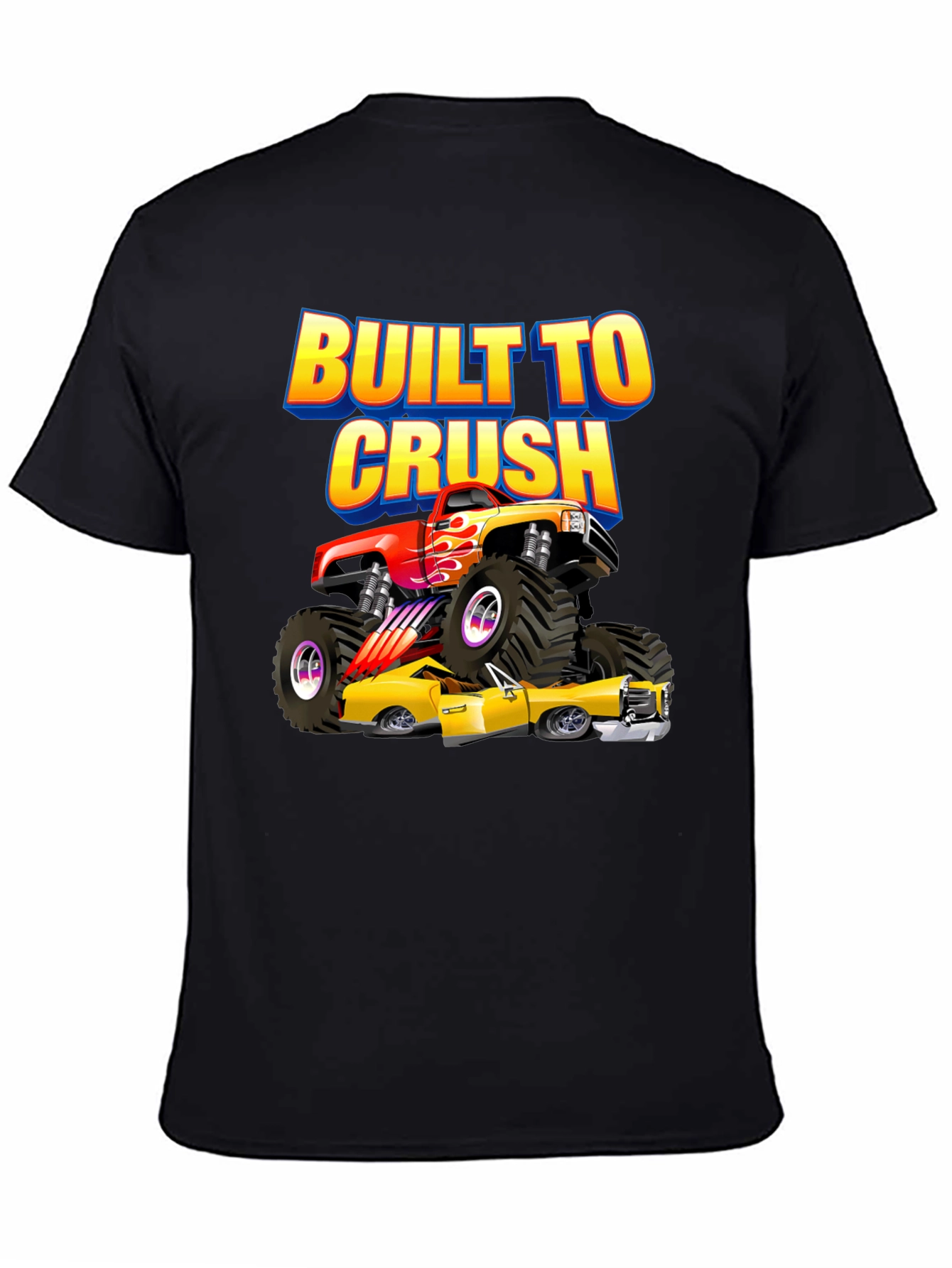 Built to Crush Monster Truck Graphic Tee