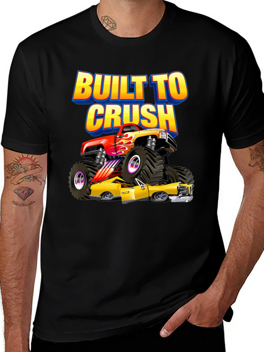 Built to Crush Monster Truck Graphic Tee