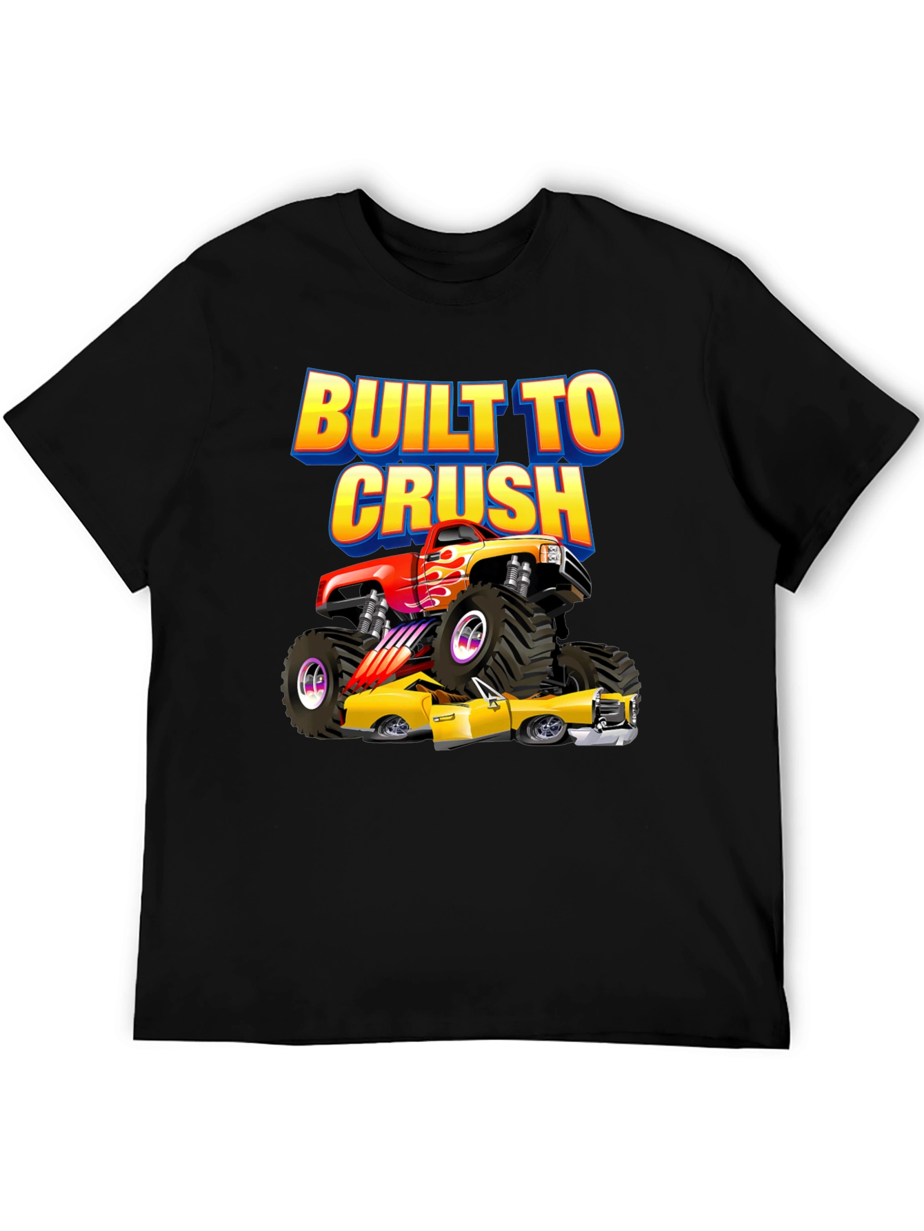 Built to Crush Monster Truck Graphic Tee