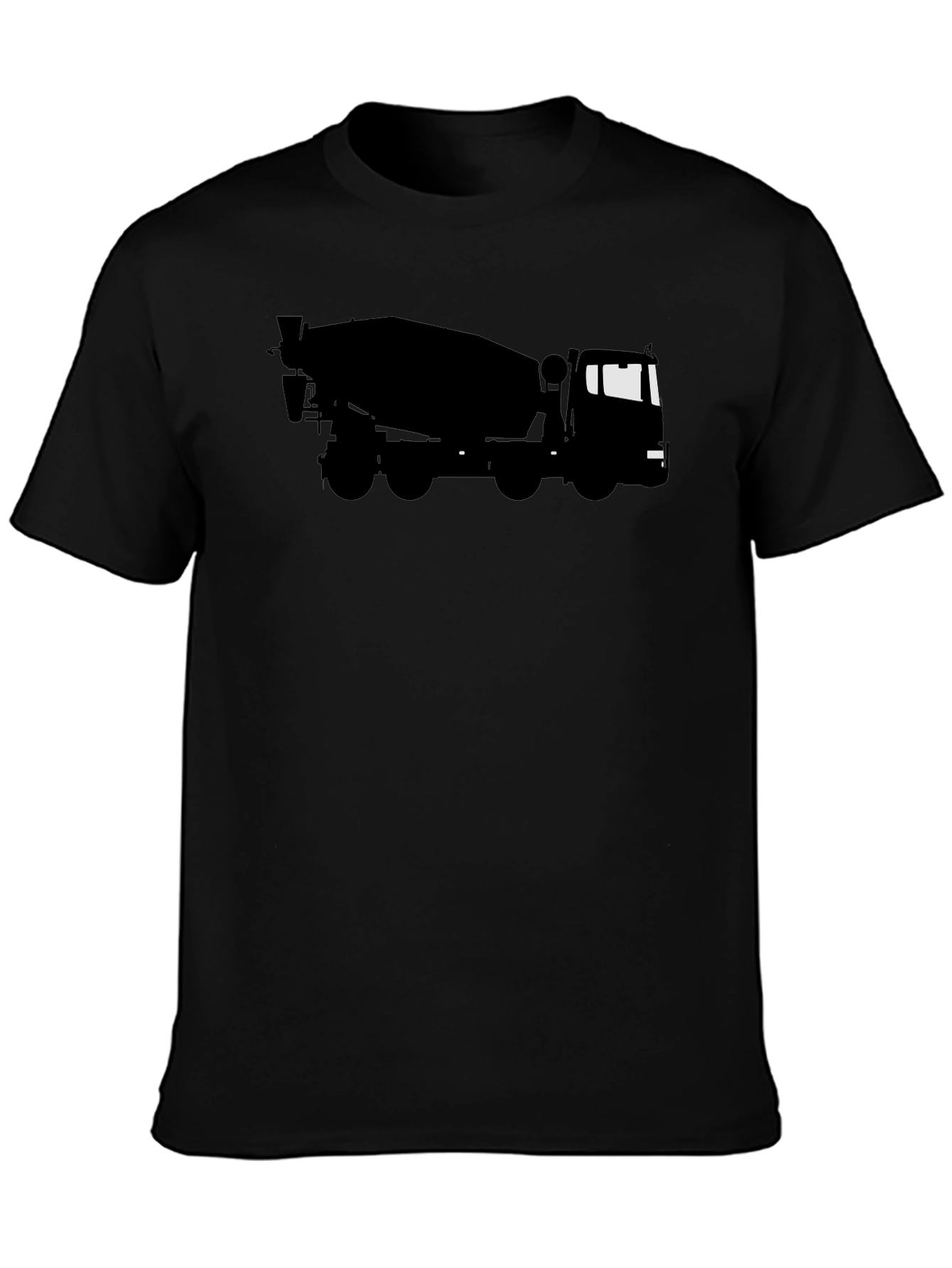 Concrete Truck Graphic Tee - Black T-Shirt