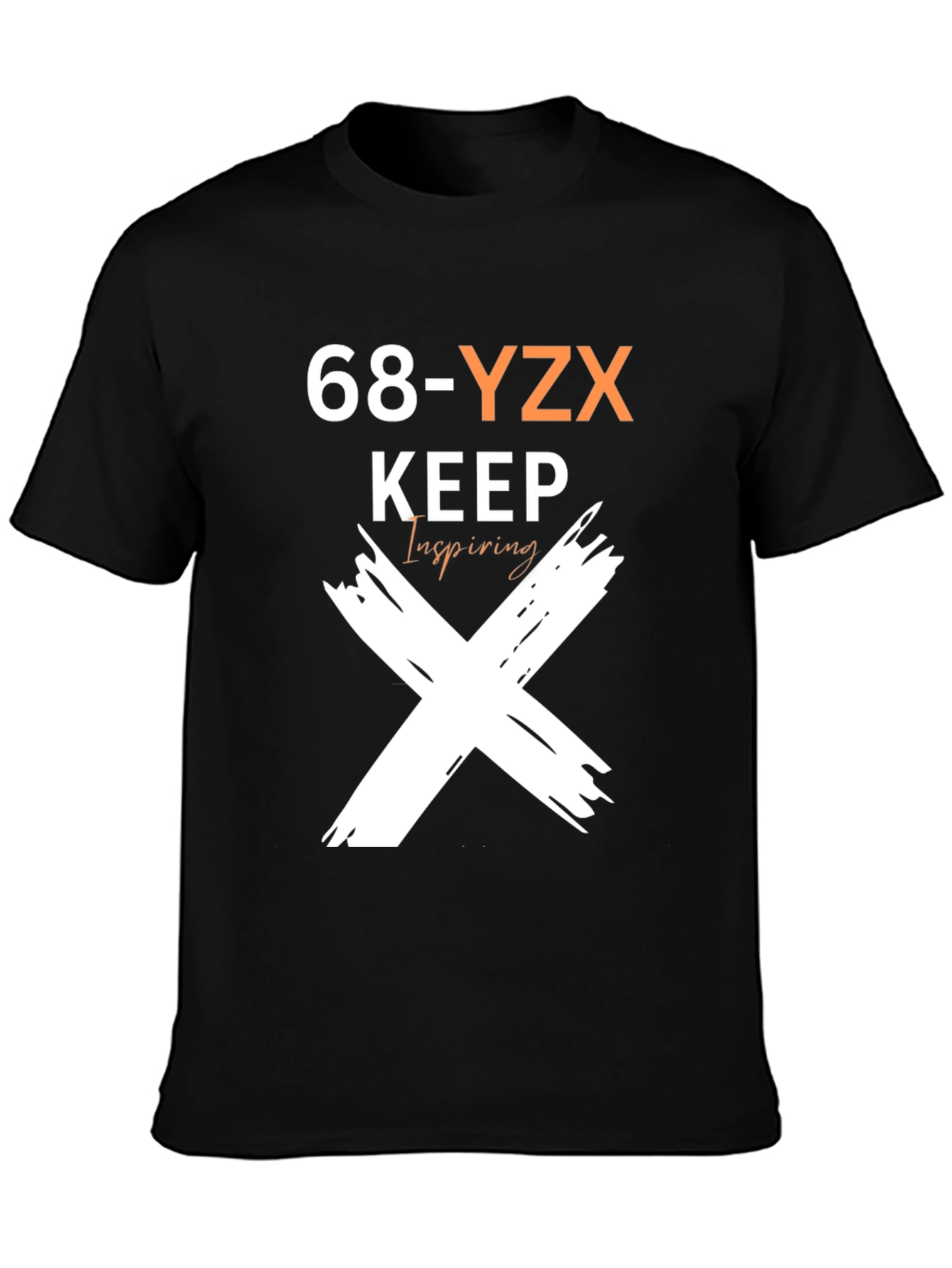 68-YZX Keep Inspiring Graphic Print Tee
