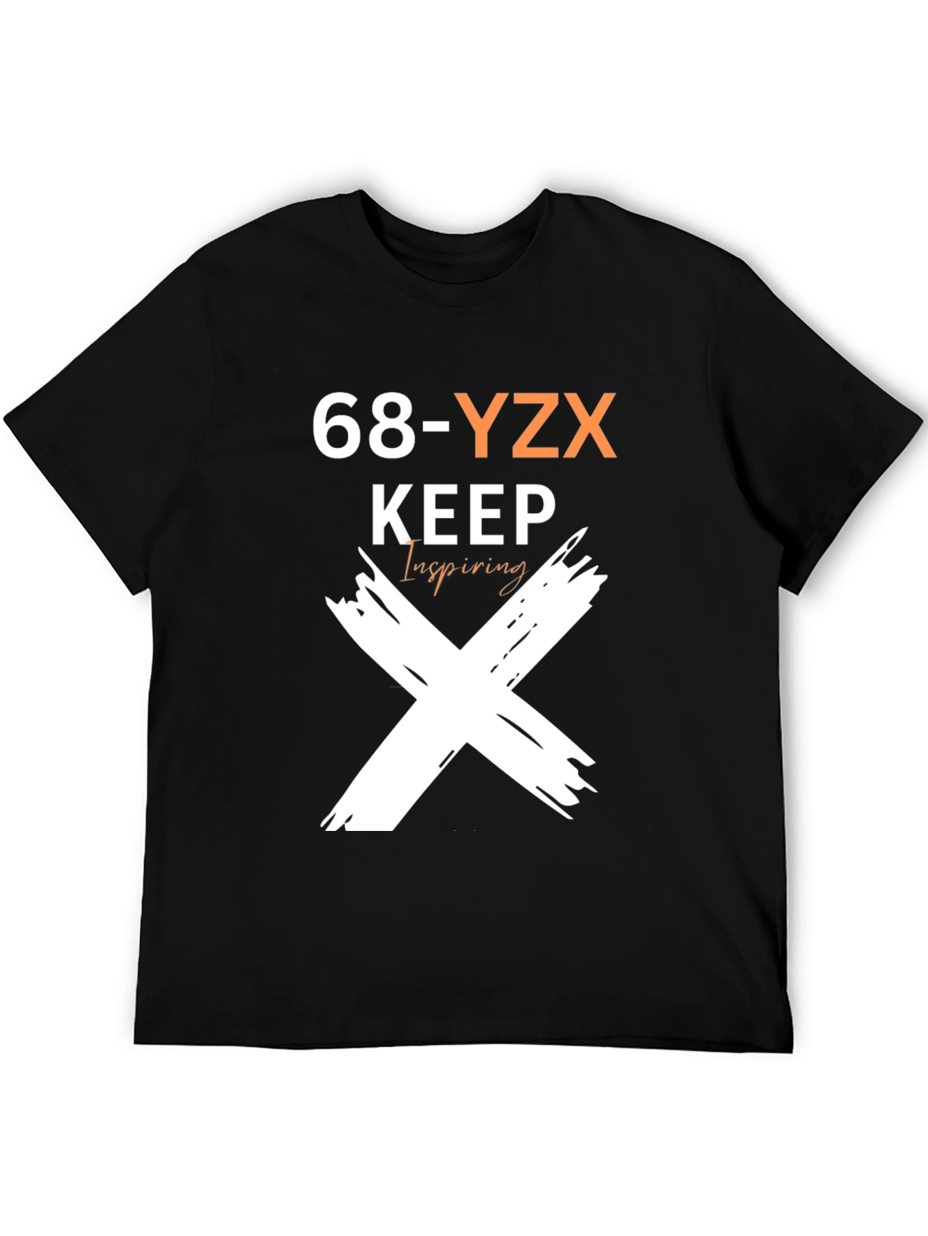 68-YZX Keep Inspiring Graphic Print Tee