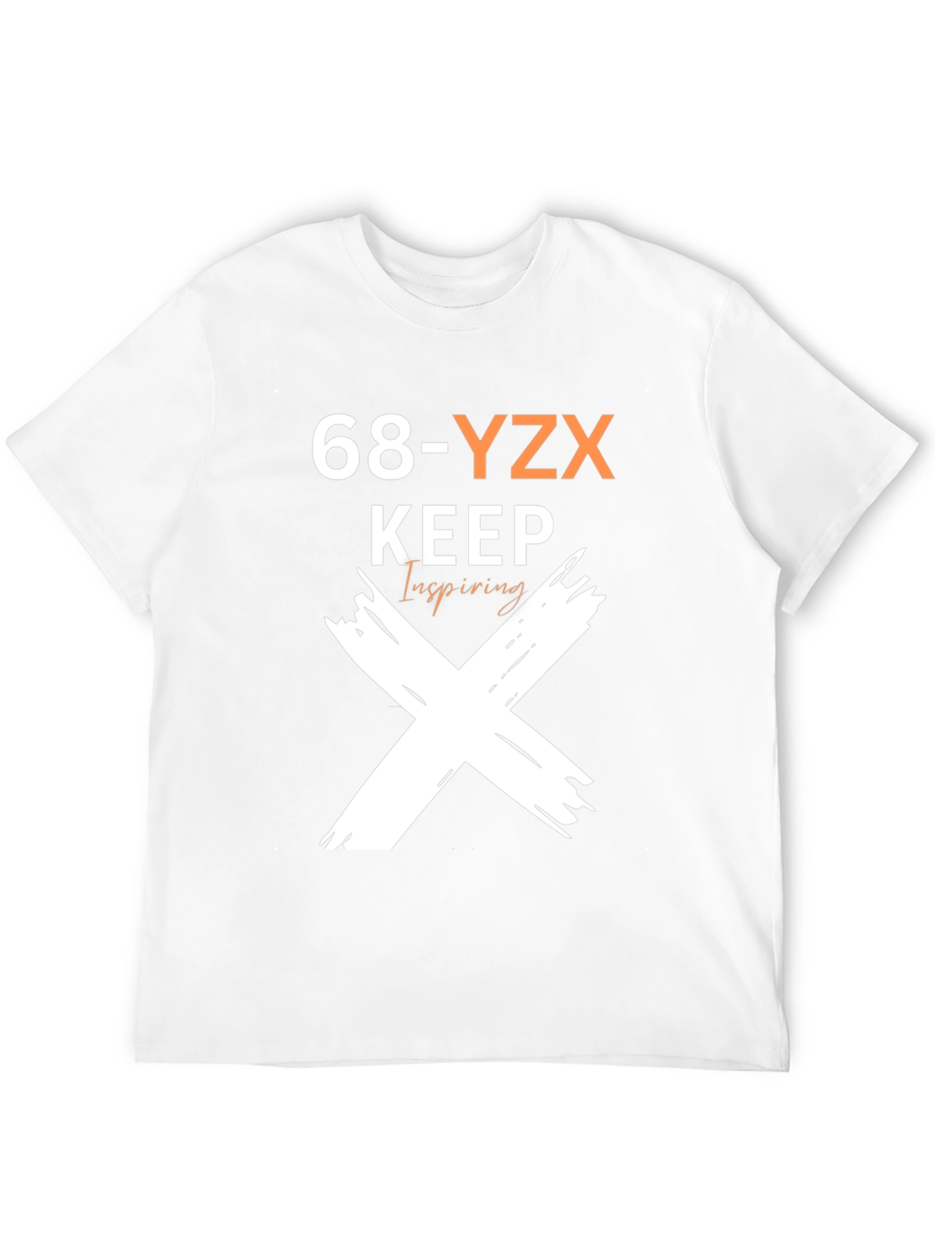 68-YZX Keep Inspiring Graphic Print Tee