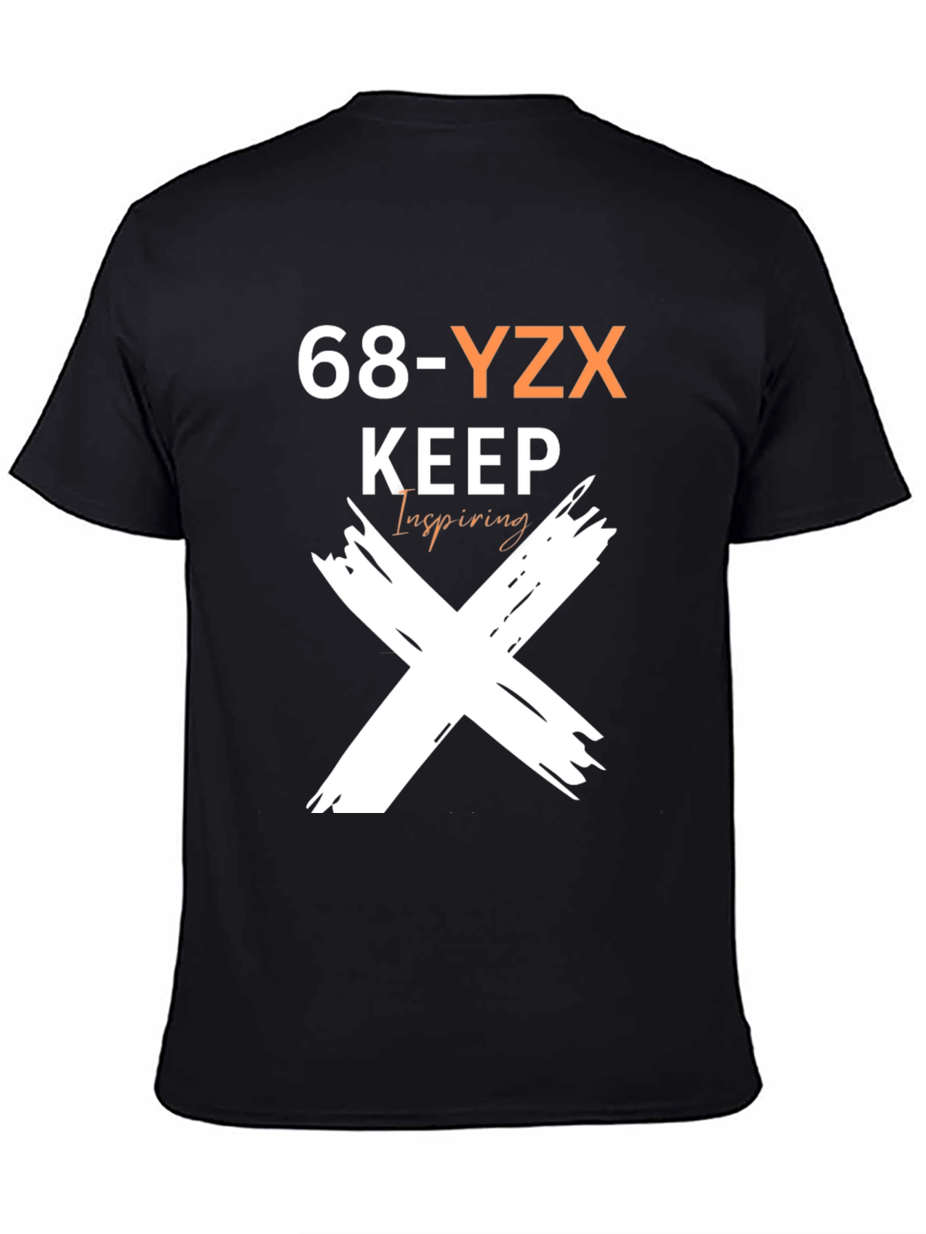 68-YZX Keep Inspiring Graphic Print Tee