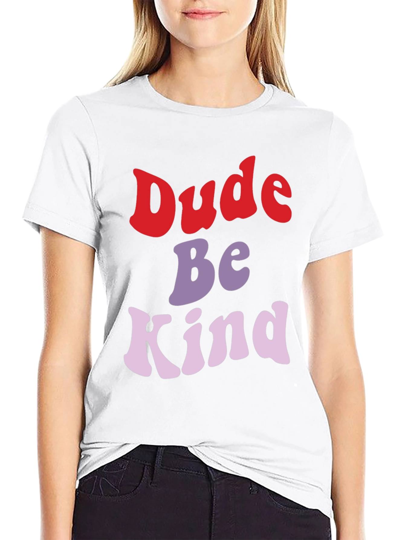 Dude Be Kind Graphic Tee - Trendy Comfort