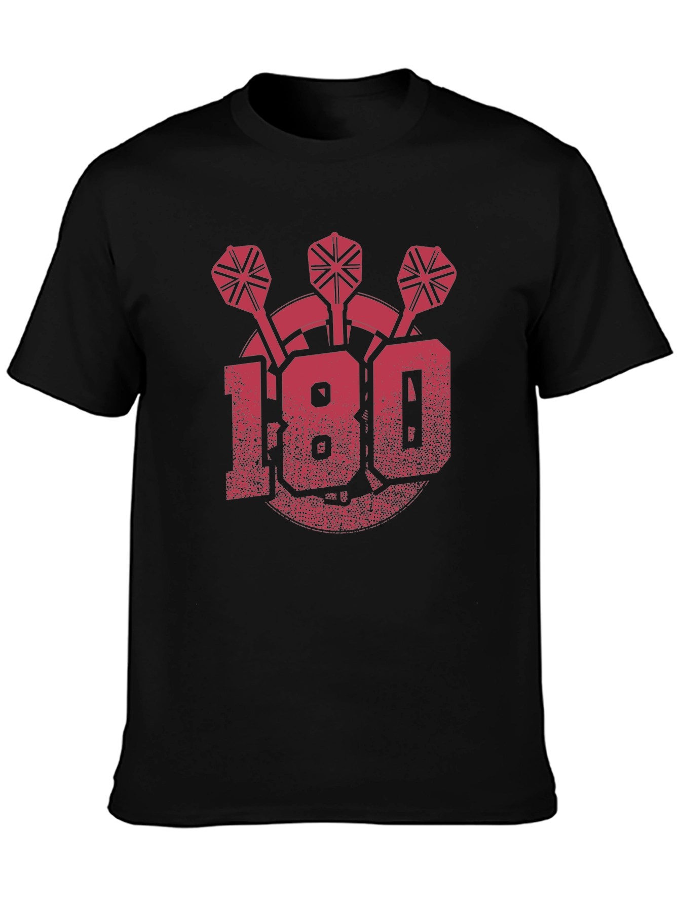 Darts 180 Graphic T-Shirt - Black