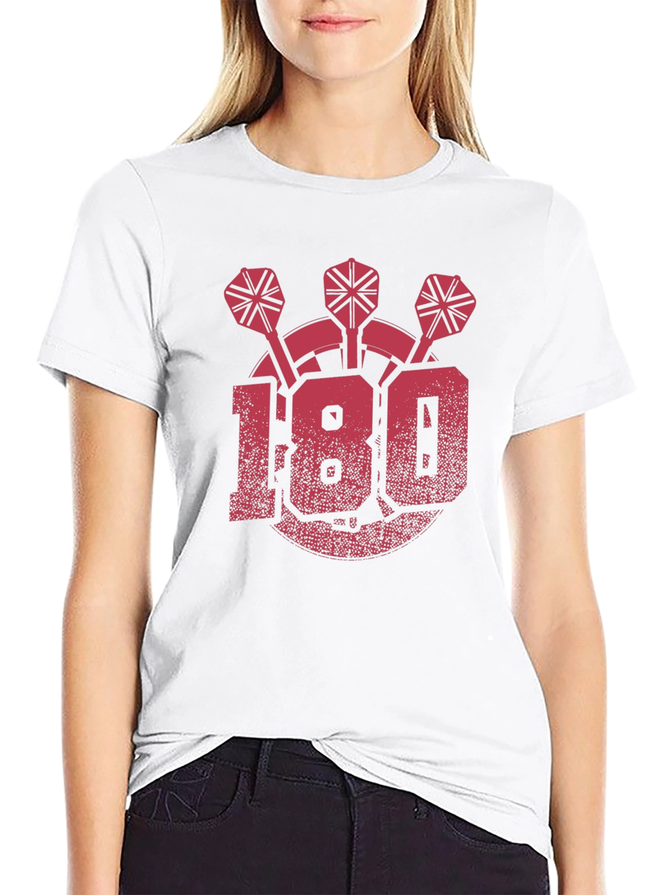 Darts 180 Graphic T-Shirt - Black
