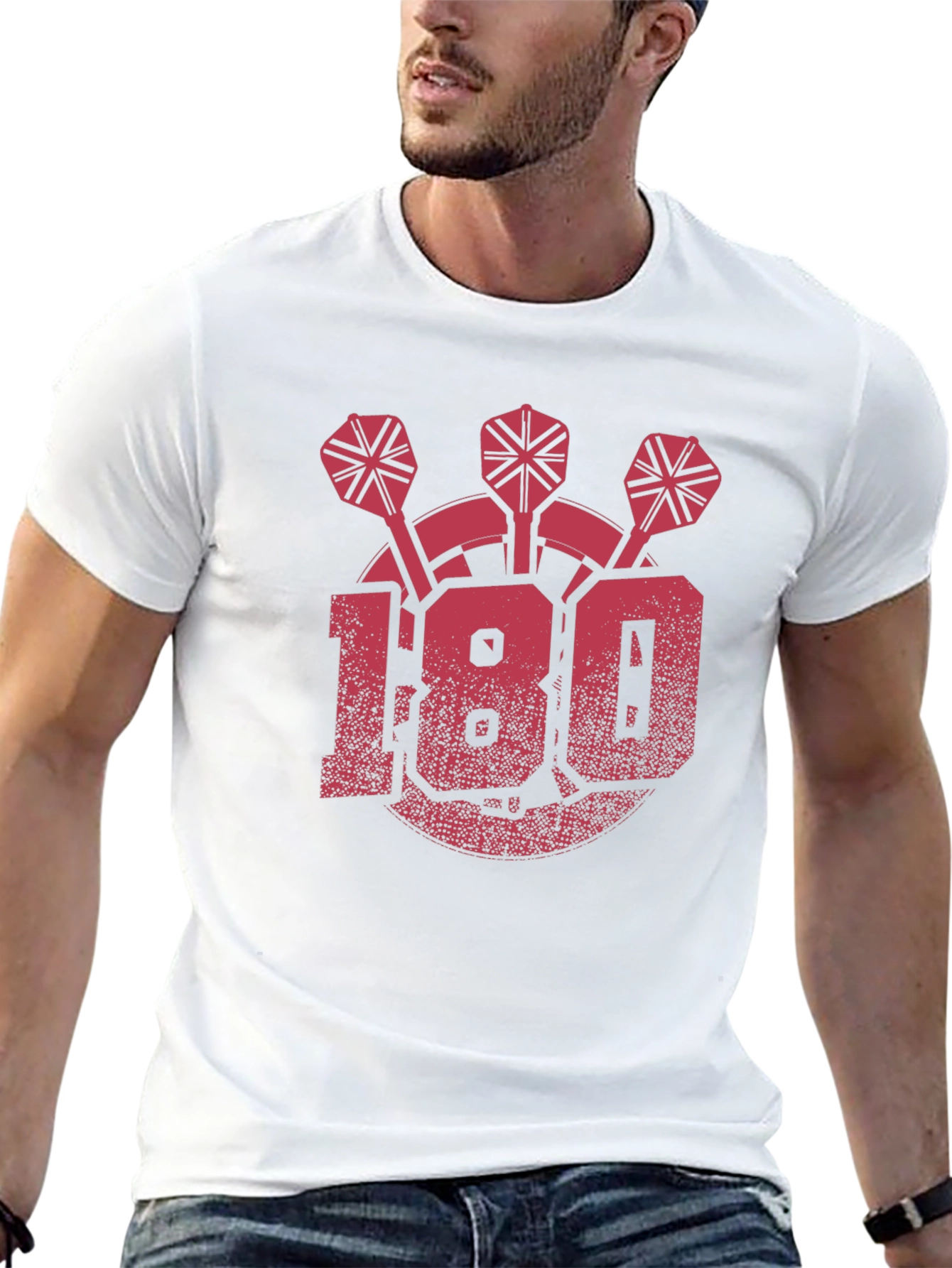 Darts 180 Graphic T-Shirt - Black