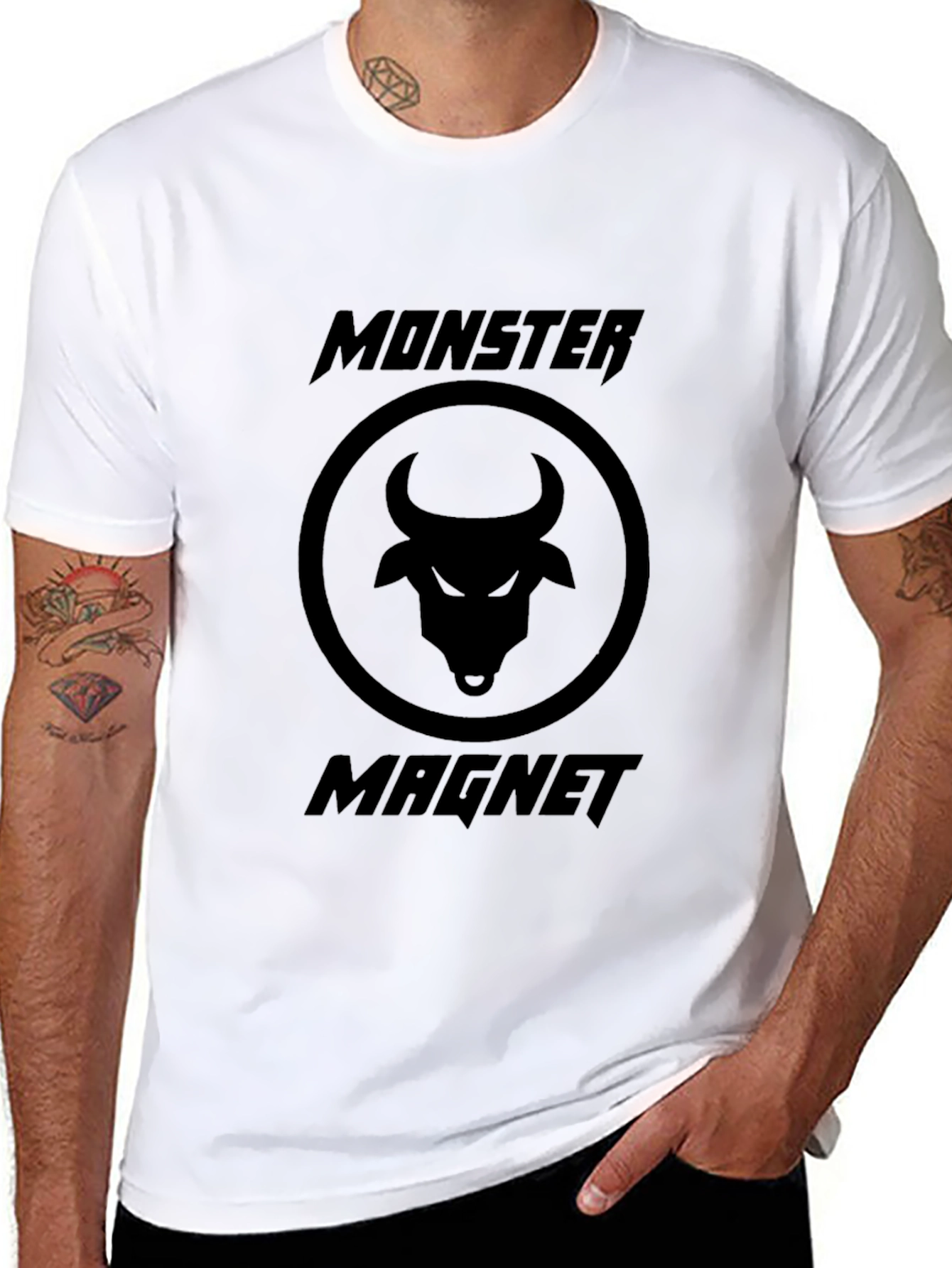 Monster Magnet Black T-Shirt - Graphic Tee