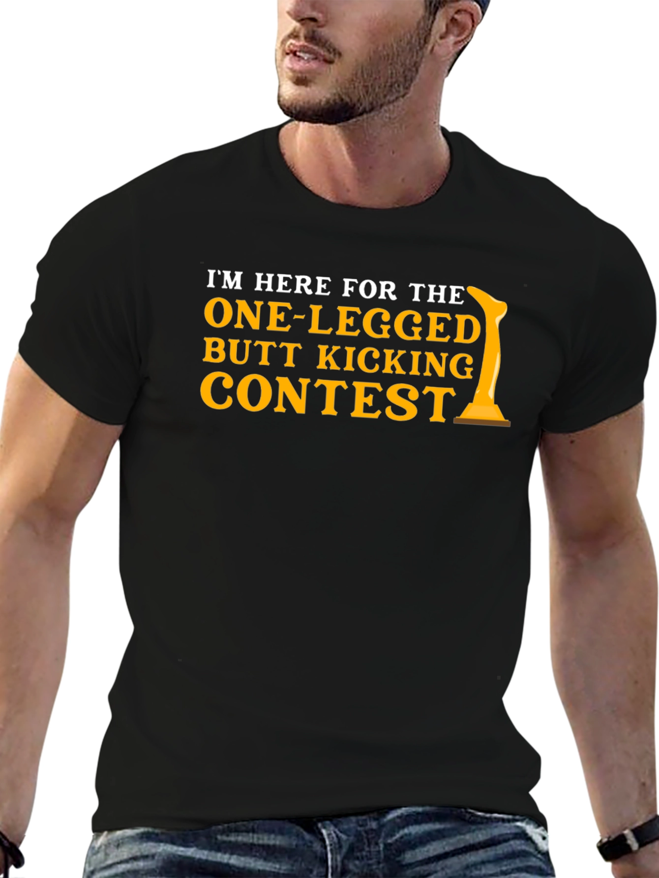 One-Legged Butt Kicking Contest T-Shirt