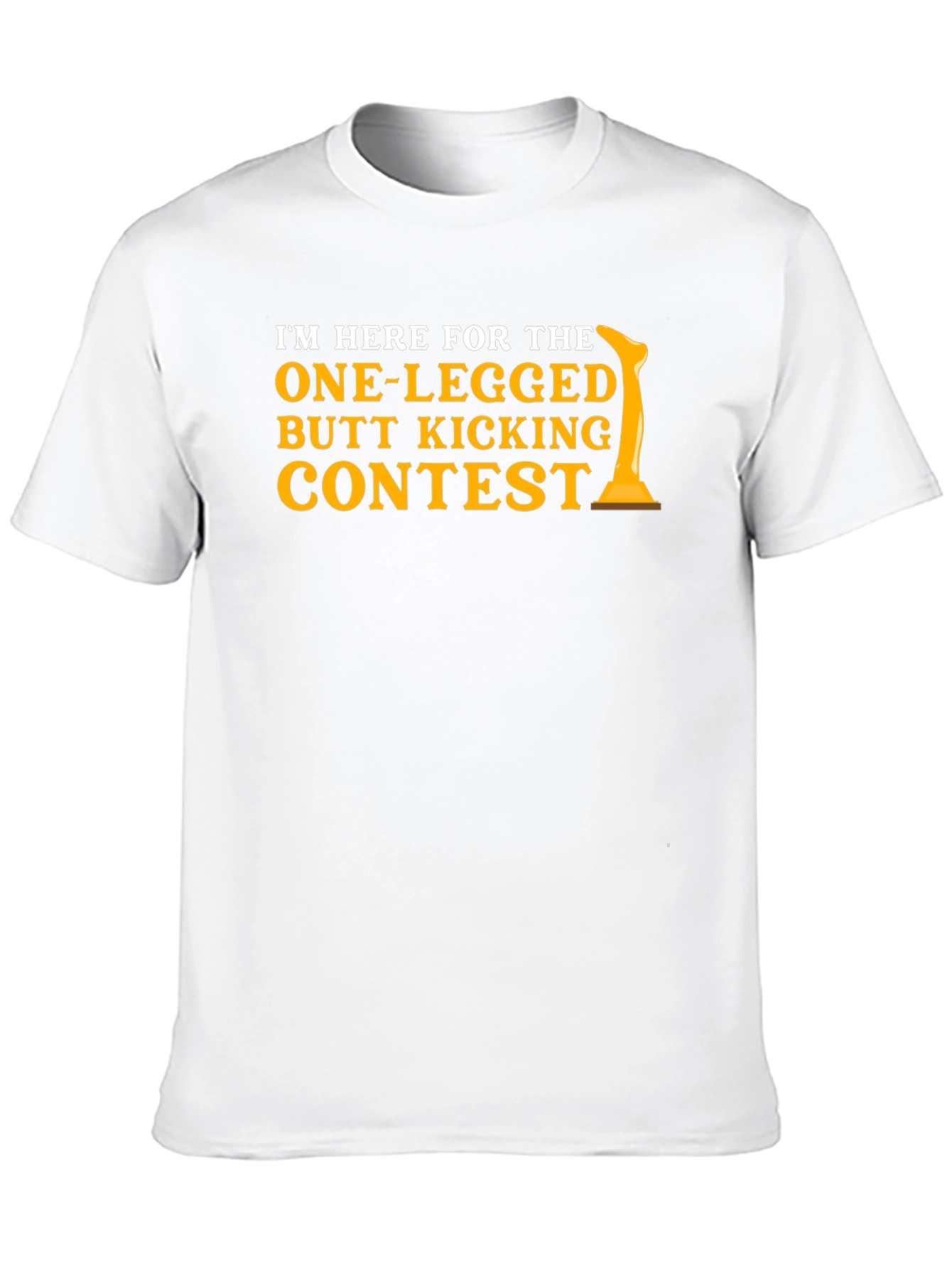 One-Legged Butt Kicking Contest T-Shirt