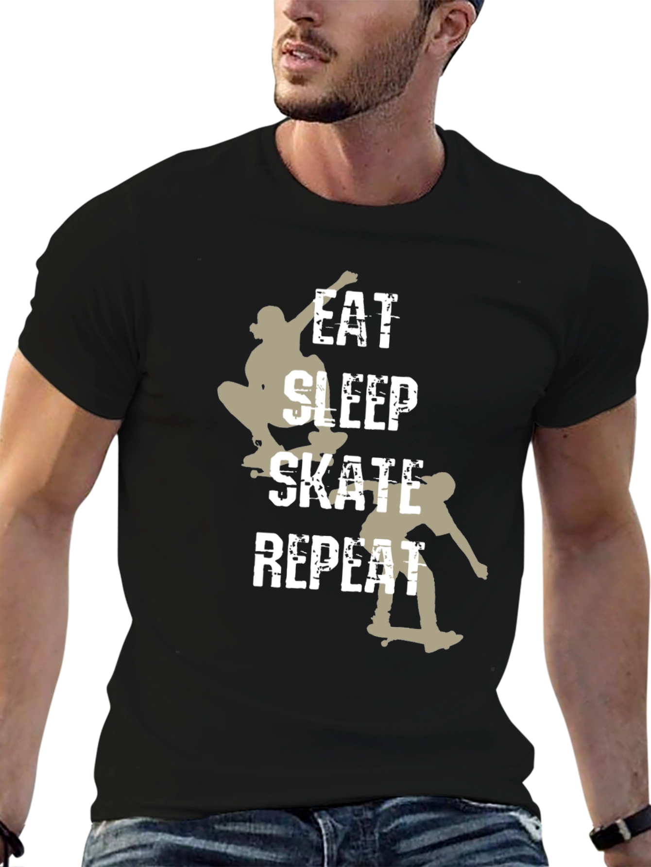 Eat Sleep Skate Repeat Graphic Tee