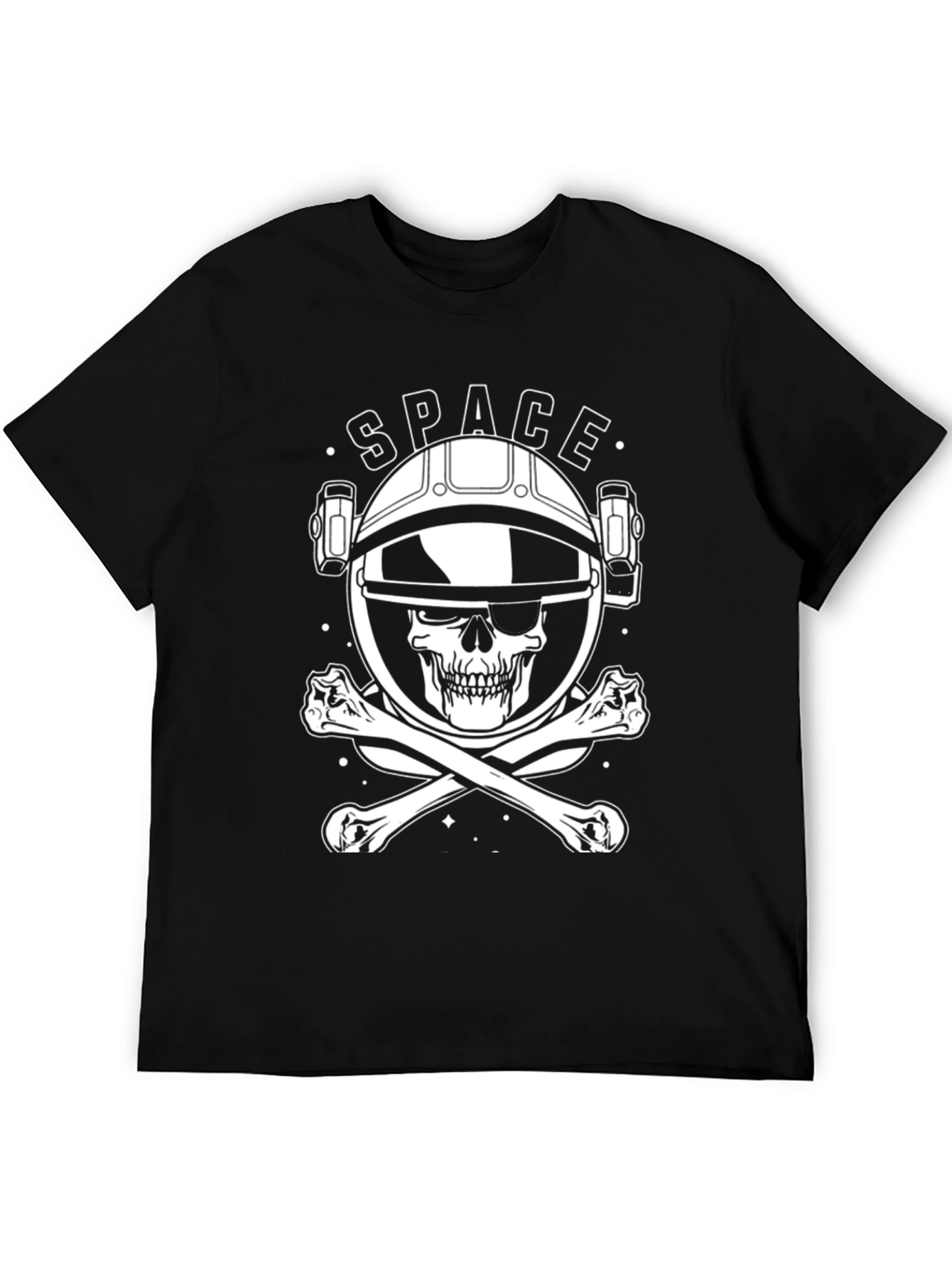 Space Skull T-Shirt - Astronaut Skeleton Design