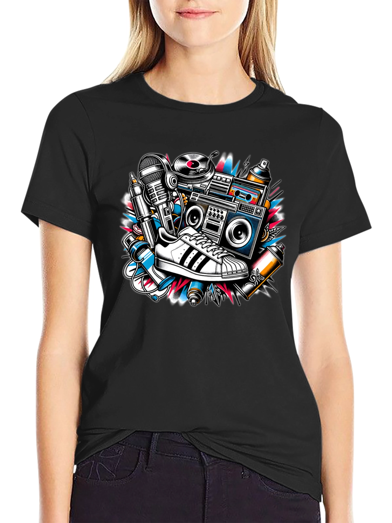 Retro Hip Hop Graphic Tee