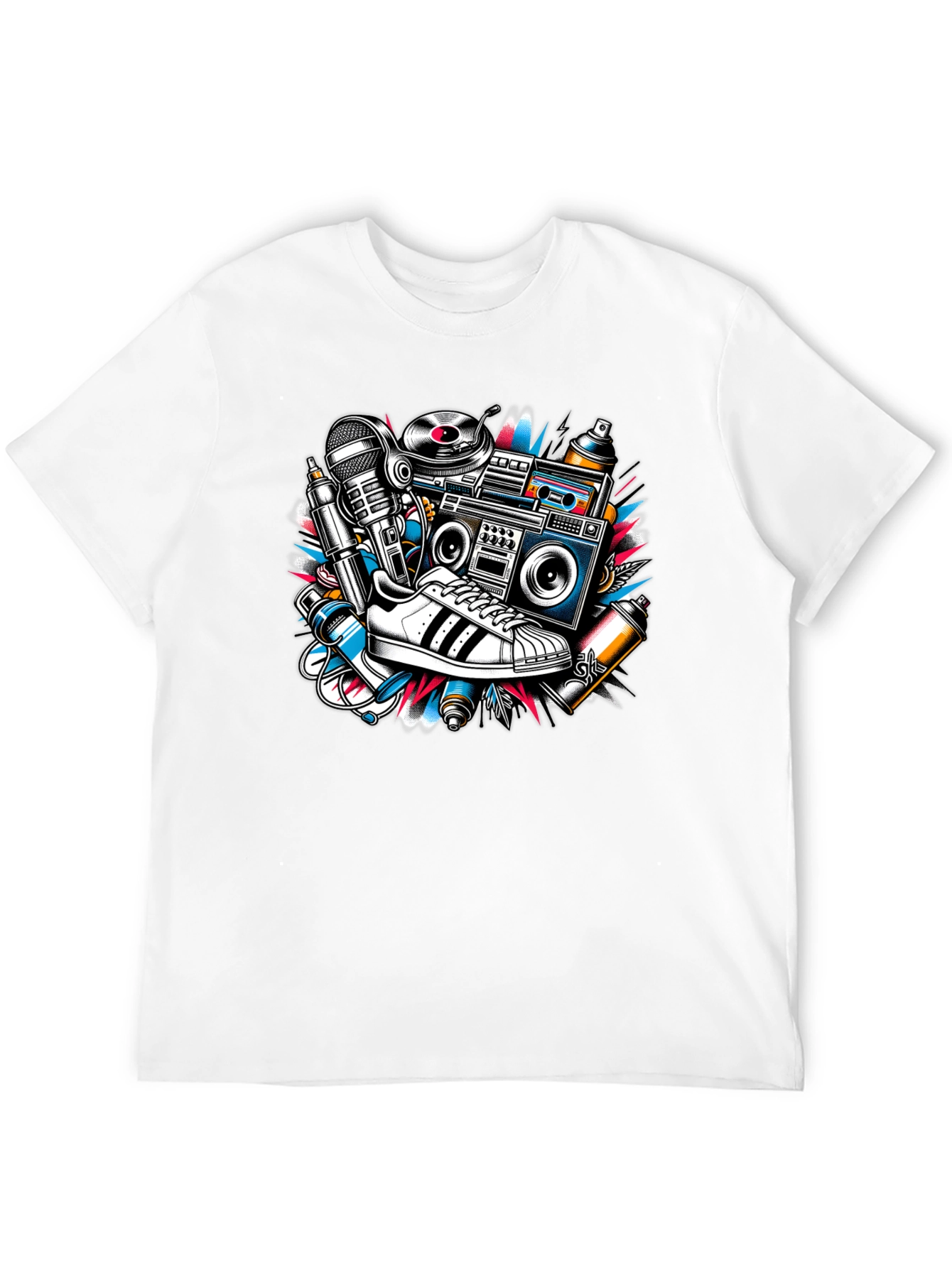 Retro Hip Hop Graphic Tee