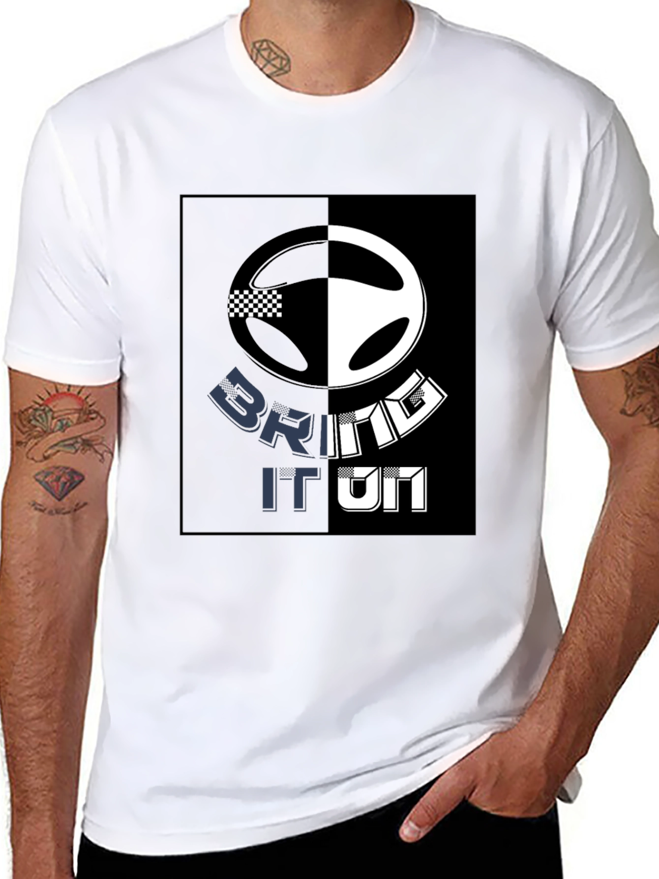 Bring It On T-Shirt - Racing Design