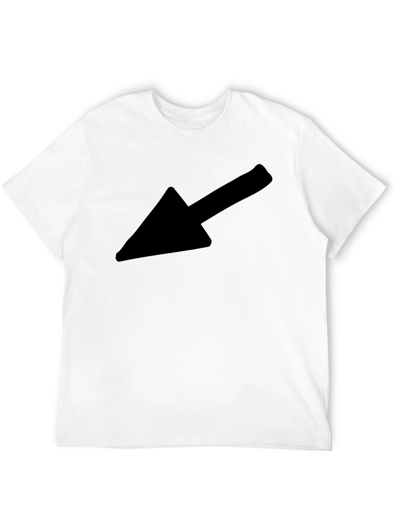 Black Arrow Graphic Tee - Stylish & Directional
