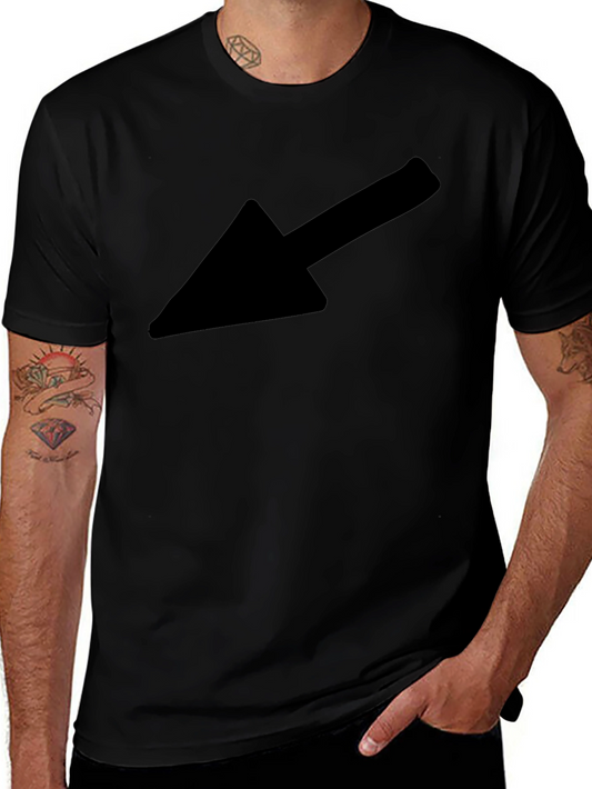 Black Arrow Graphic Tee - Stylish & Directional