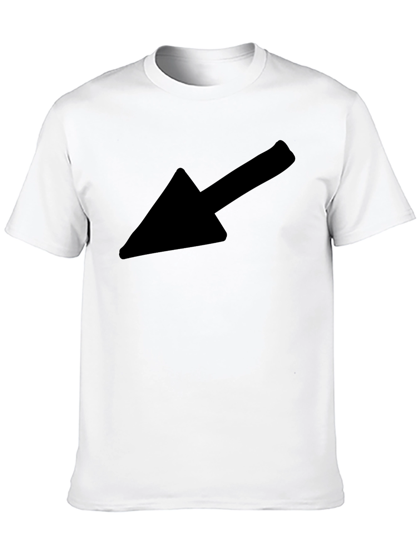 Black Arrow Graphic Tee - Stylish & Directional