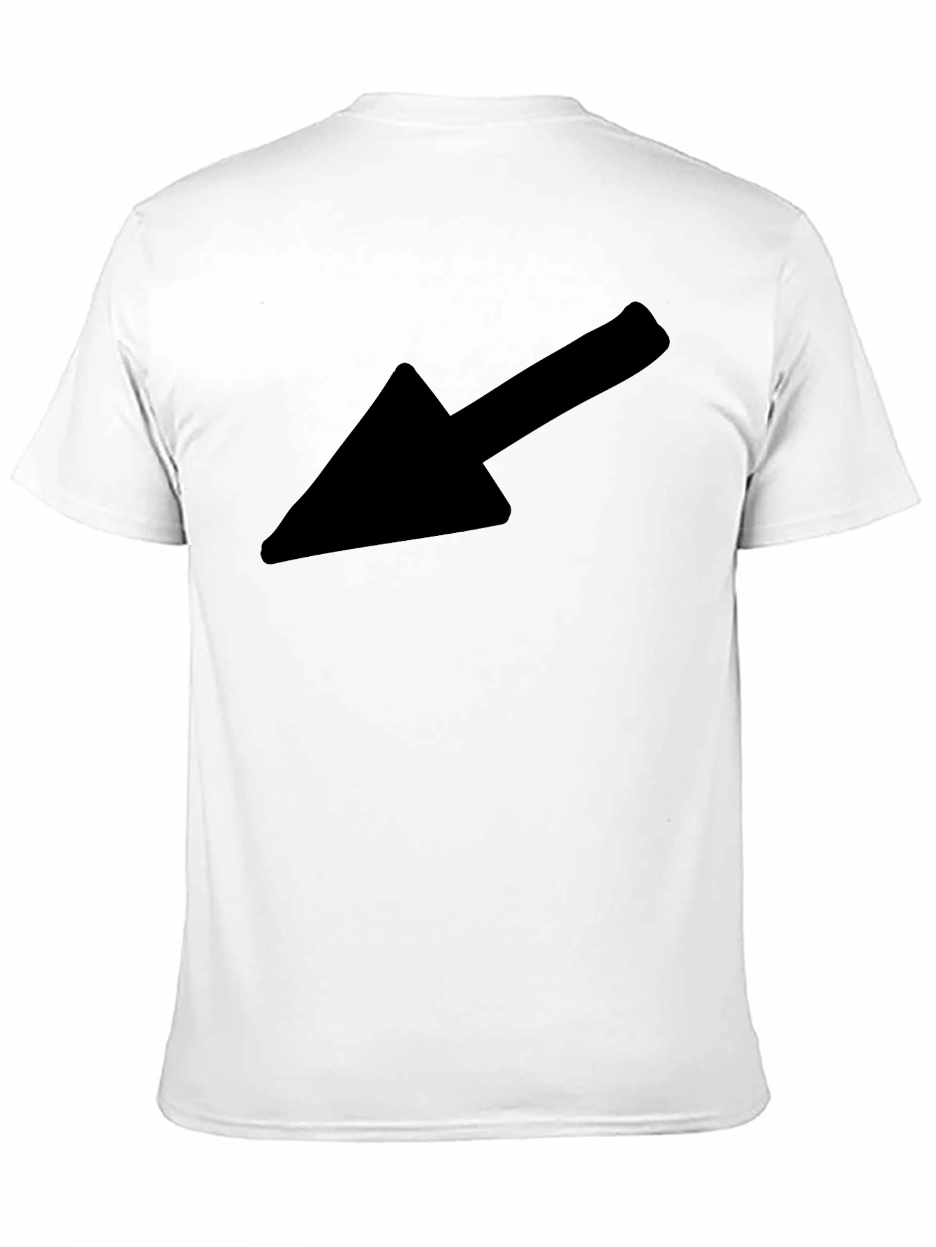Black Arrow Graphic Tee - Stylish & Directional