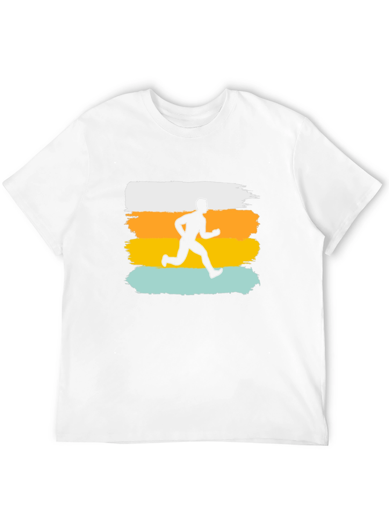 Retro Runner Graphic T-Shirt - Black