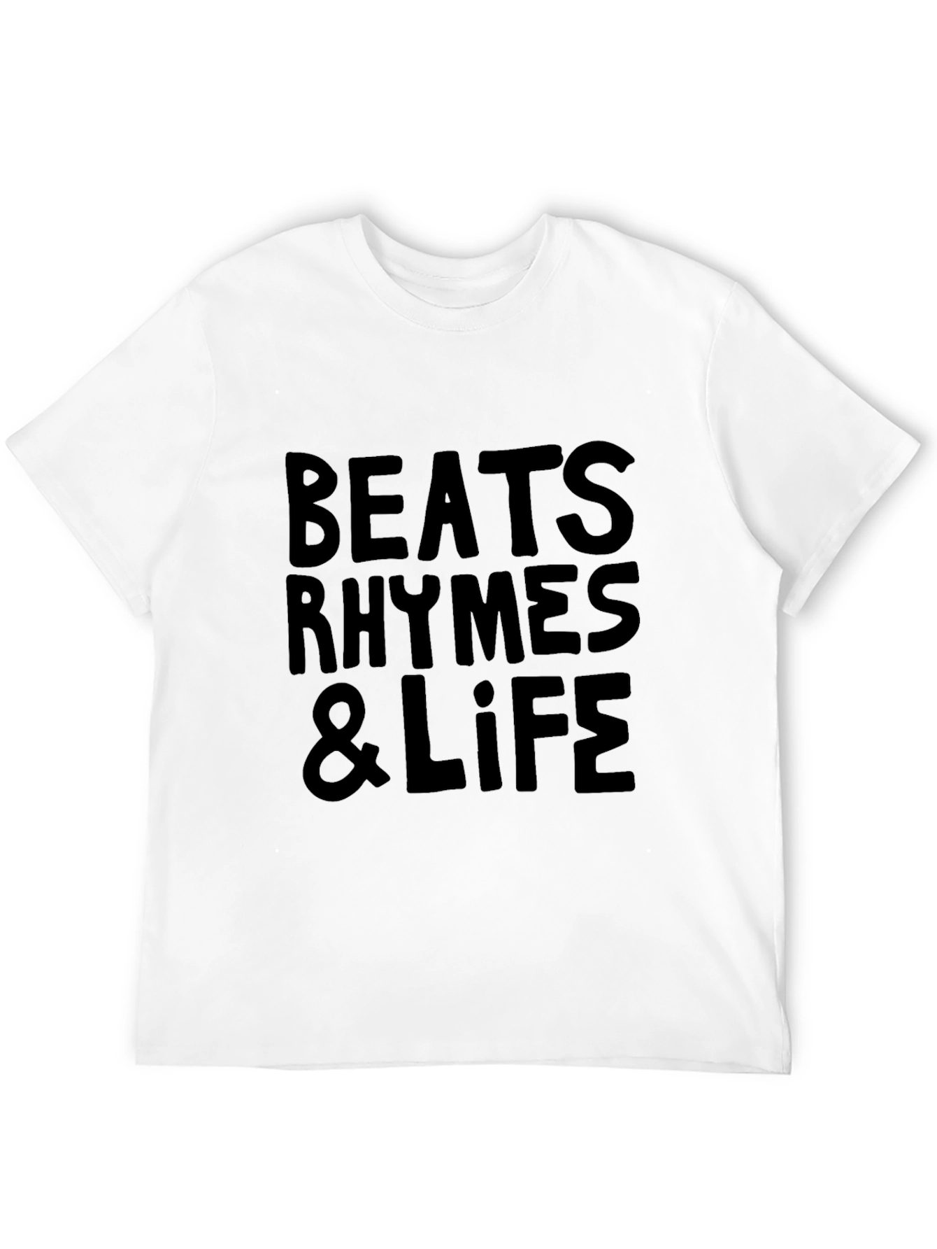 Beats Rhymes & Life Black Graphic Tee