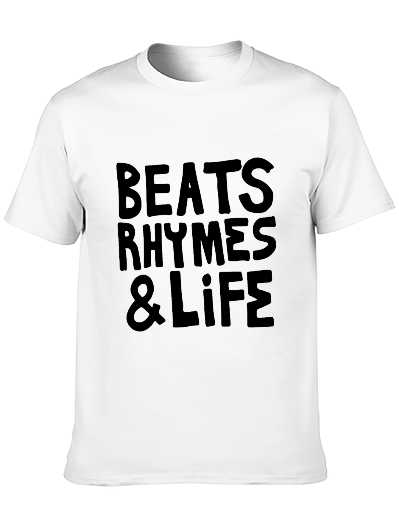 Beats Rhymes & Life Black Graphic Tee