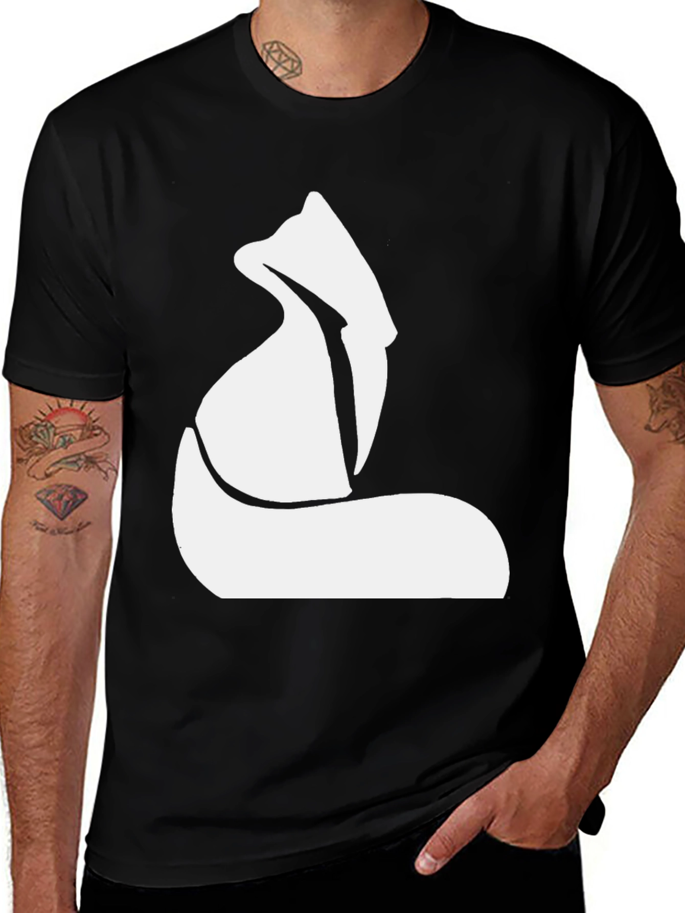 Fox Silhouette T-Shirt - Stylish & Unique Tee
