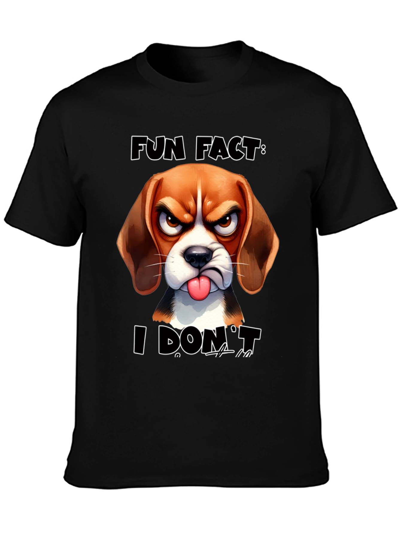 Fun Fact: Angry Dog Graphic Tee - Unisex