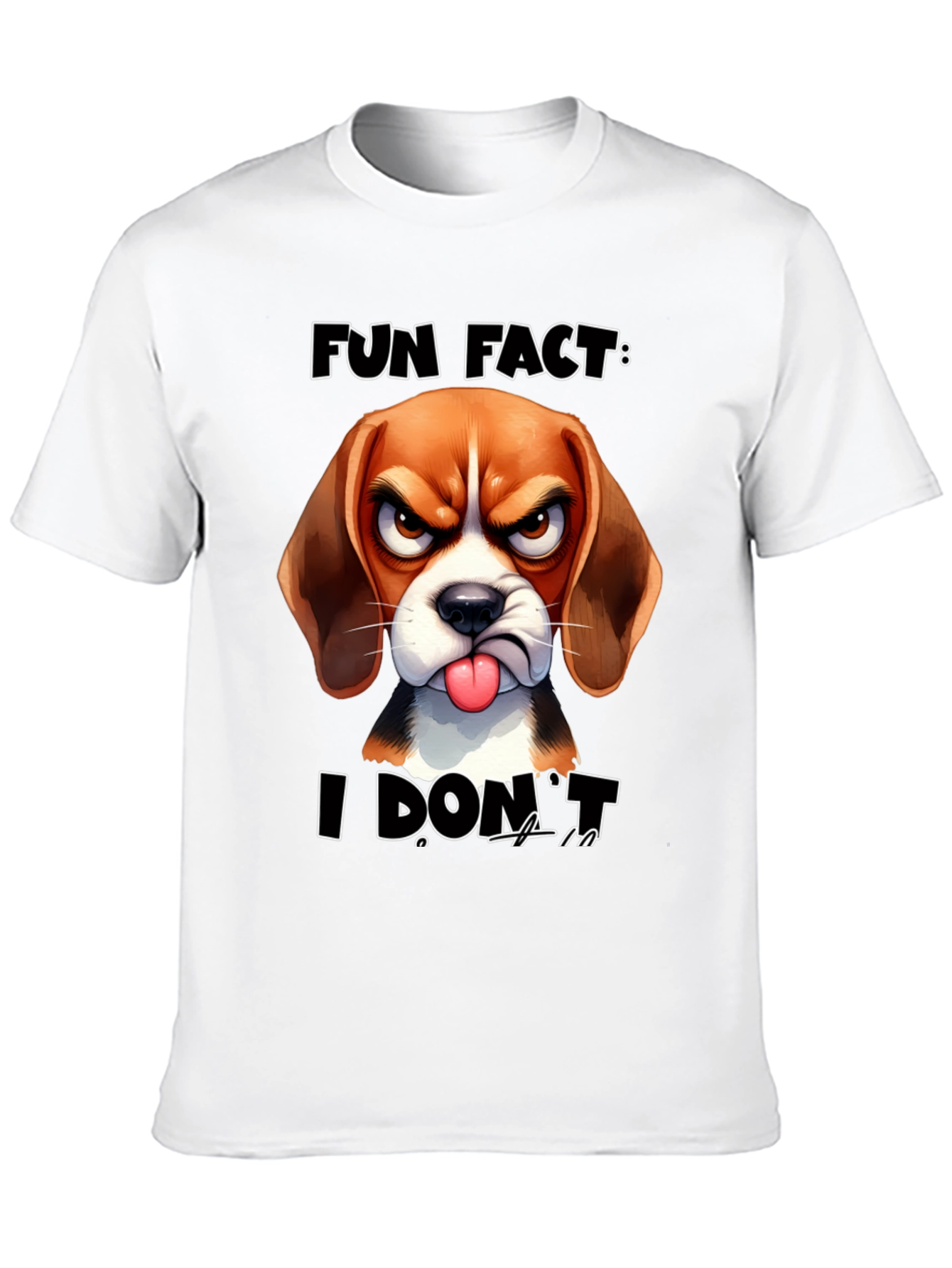 Fun Fact: Angry Dog Graphic Tee - Unisex