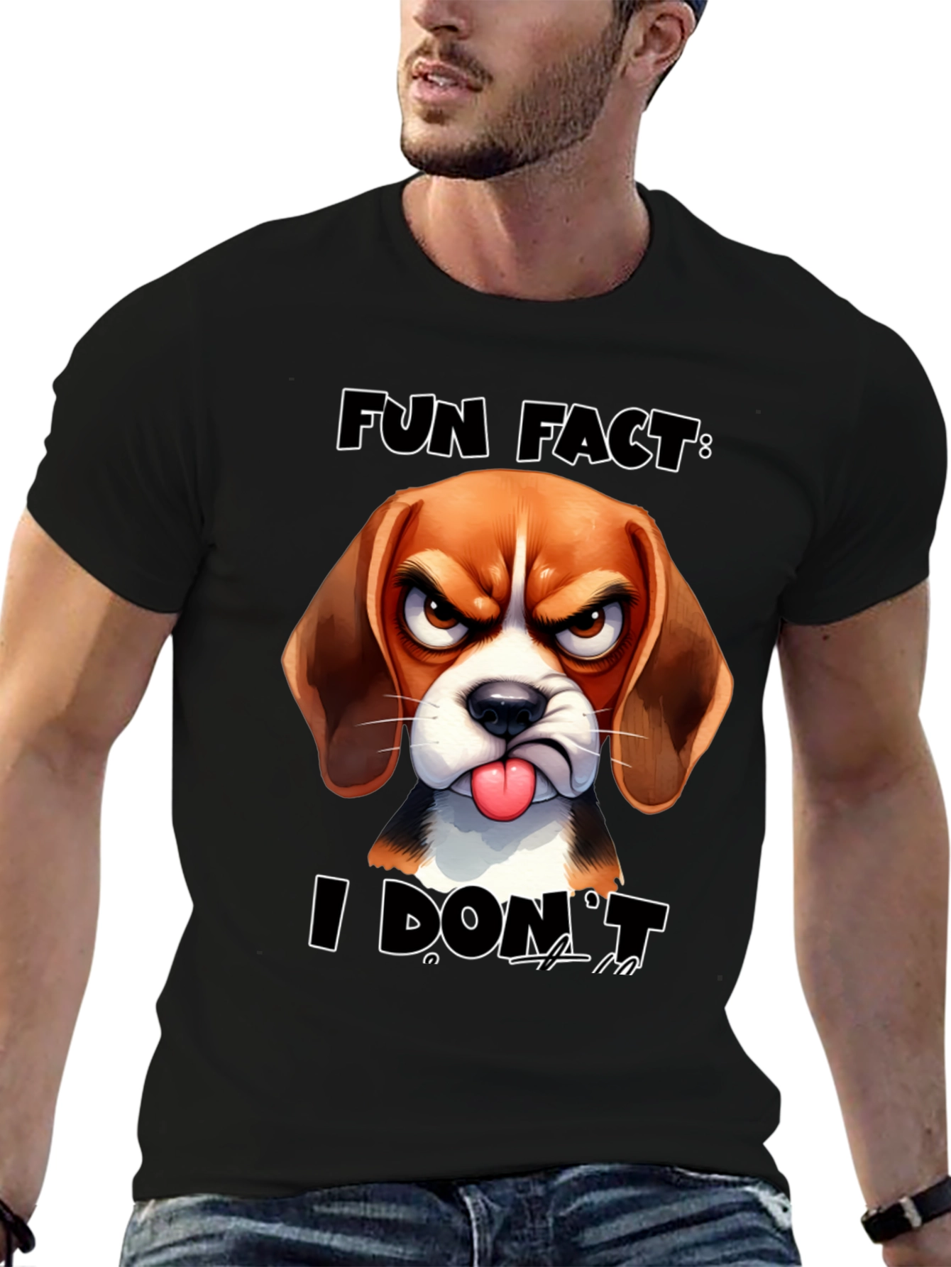 Fun Fact: Angry Dog Graphic Tee - Unisex