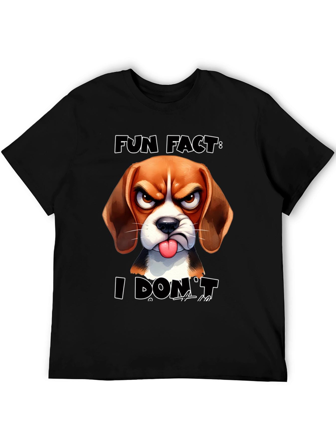 Fun Fact: Angry Dog Graphic Tee - Unisex