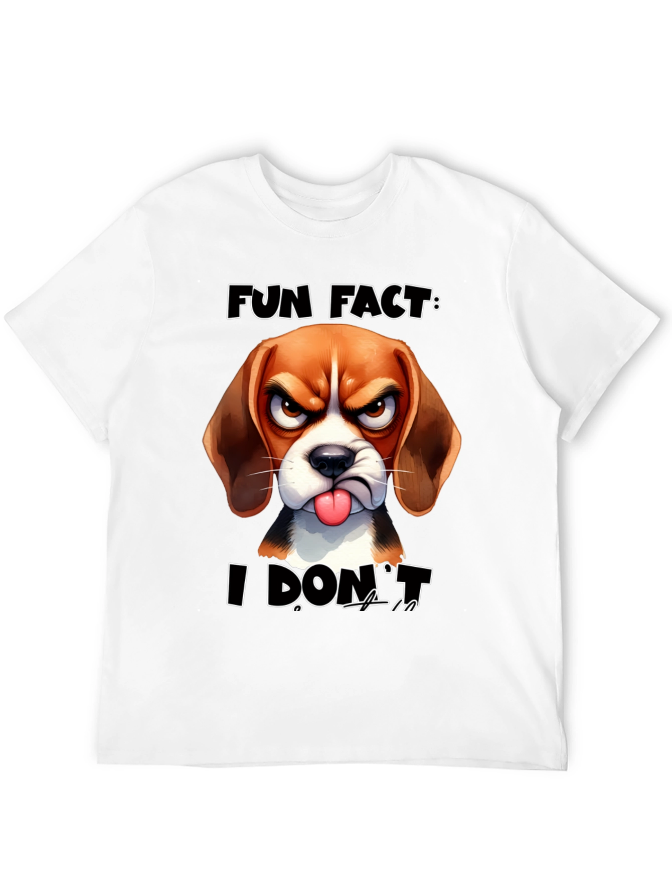 Fun Fact: Angry Dog Graphic Tee - Unisex