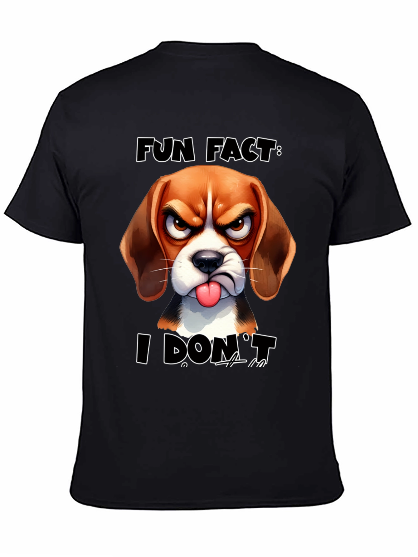Fun Fact: Angry Dog Graphic Tee - Unisex