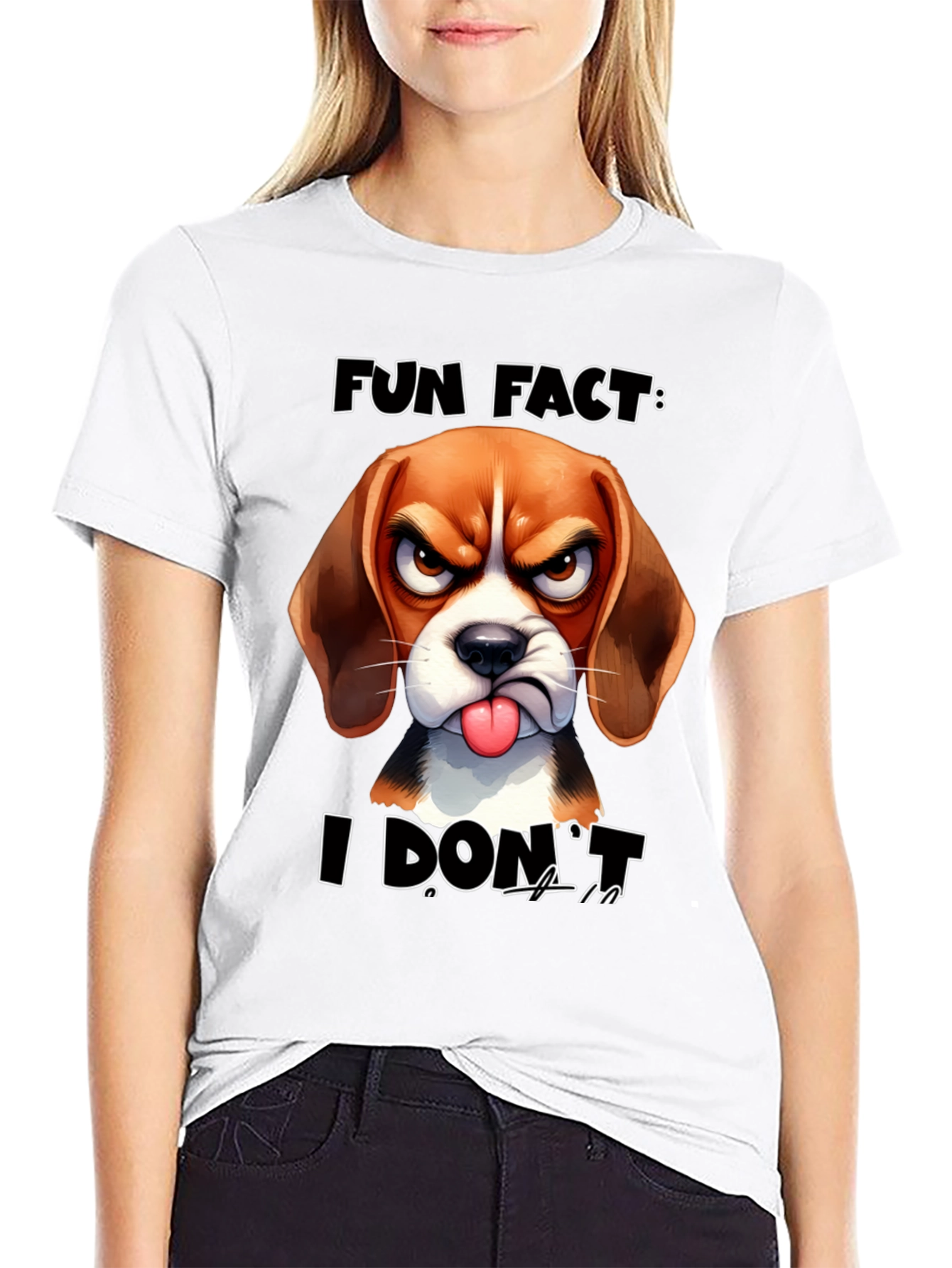 Fun Fact: Angry Dog Graphic Tee - Unisex