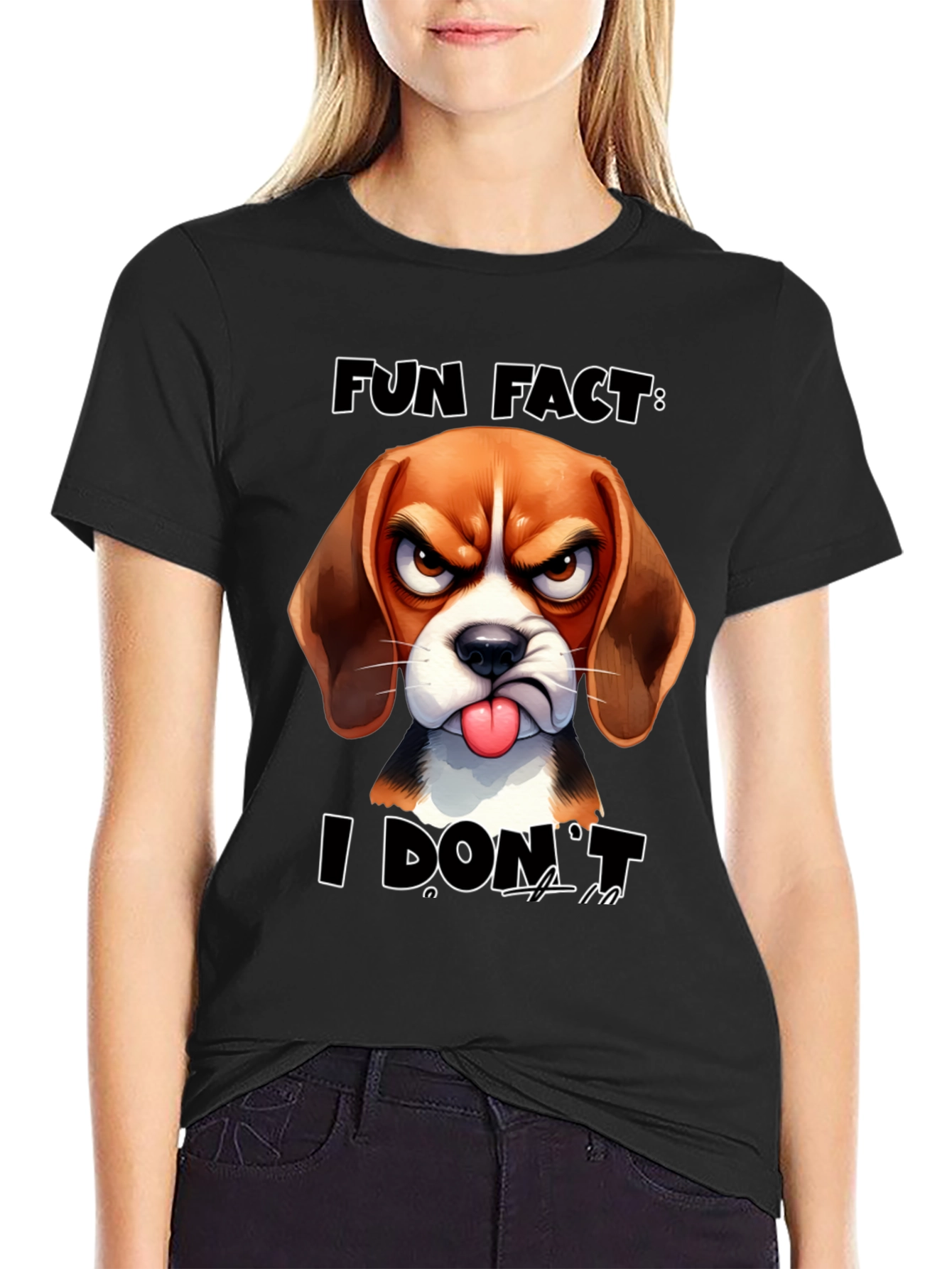 Fun Fact: Angry Dog Graphic Tee - Unisex
