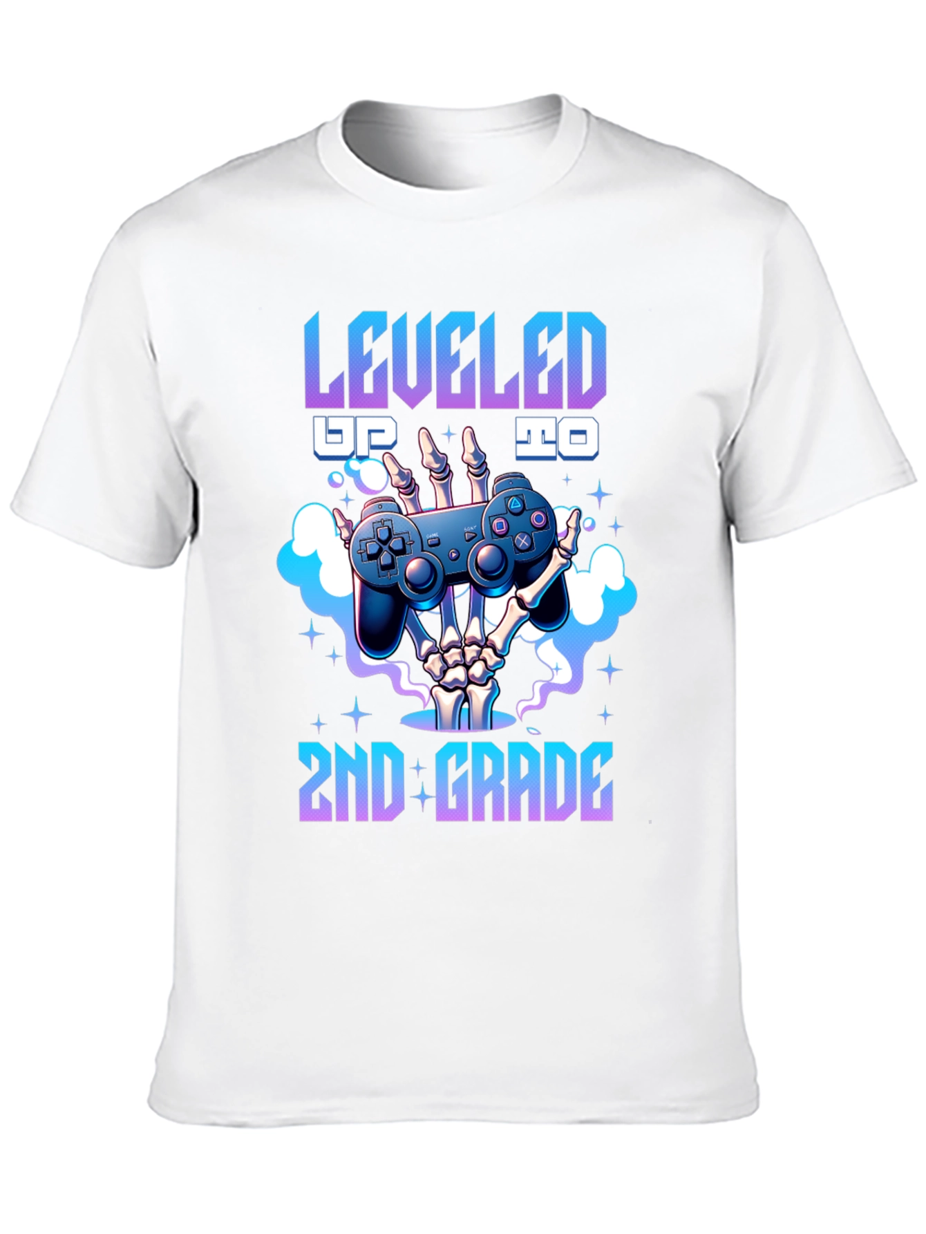 Leveled Up to 2nd Grade Gamer T-Shirt