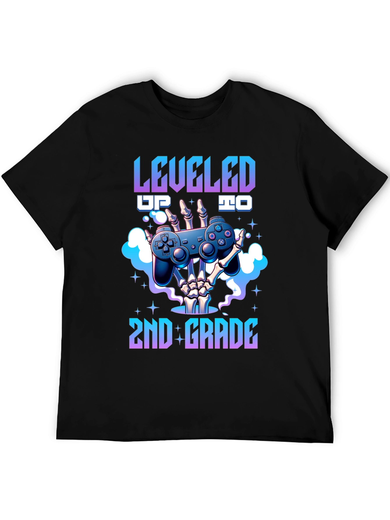 Leveled Up to 2nd Grade Gamer T-Shirt
