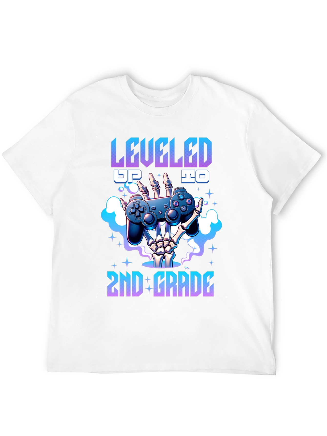 Leveled Up to 2nd Grade Gamer T-Shirt