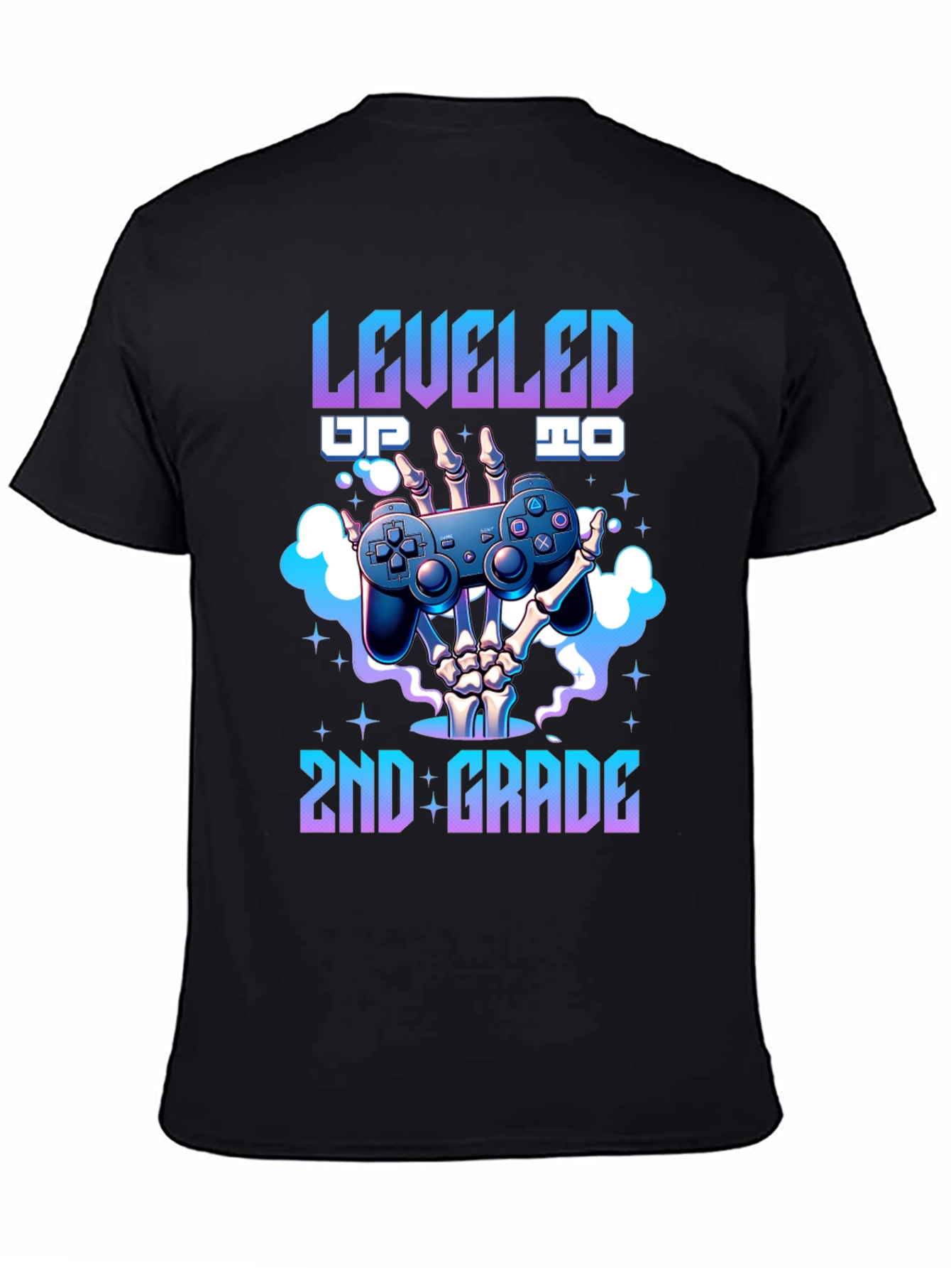 Leveled Up to 2nd Grade Gamer T-Shirt